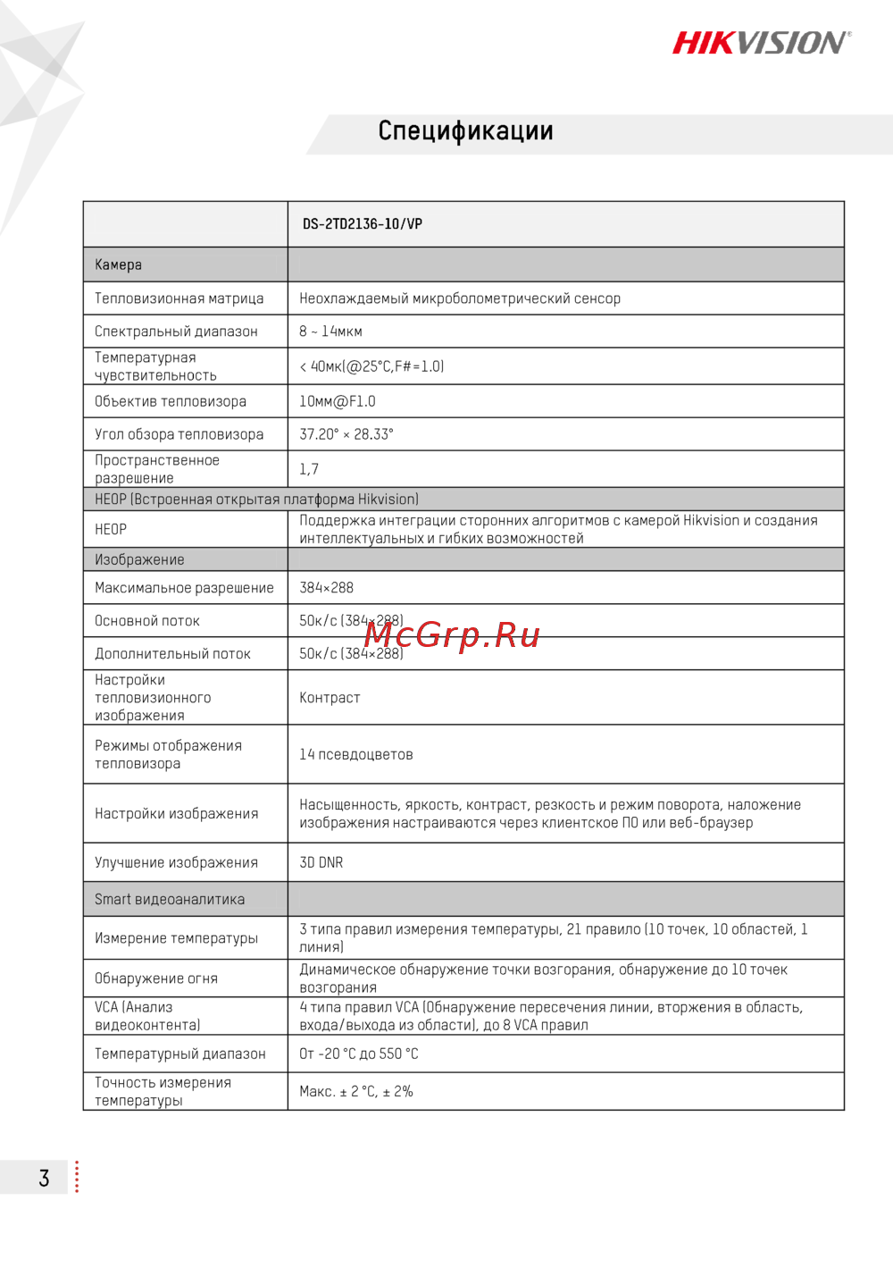 Hikvision DS-2TD2136-10/VP