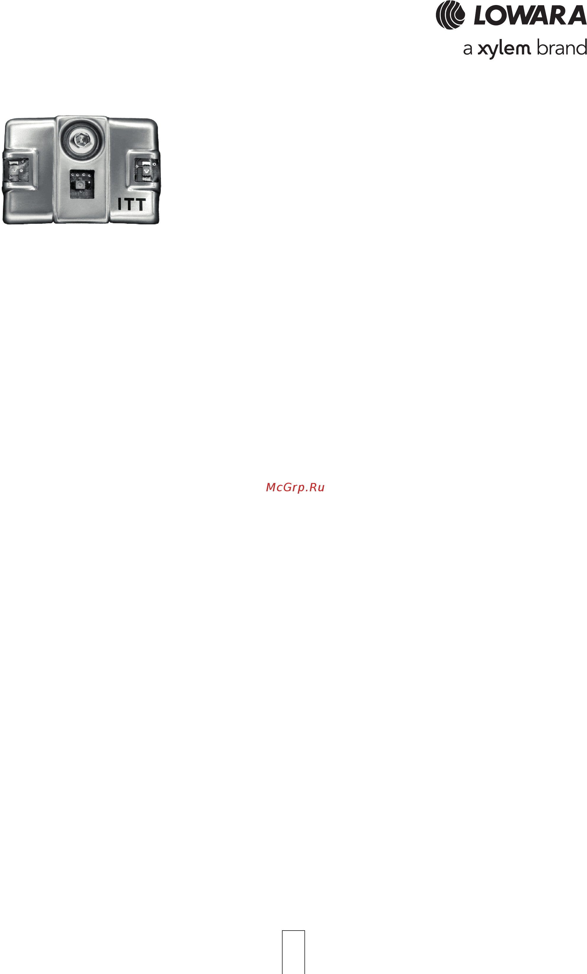 Lowara 1SV 32R022 1015L0313 [58/72] Vibration monitor