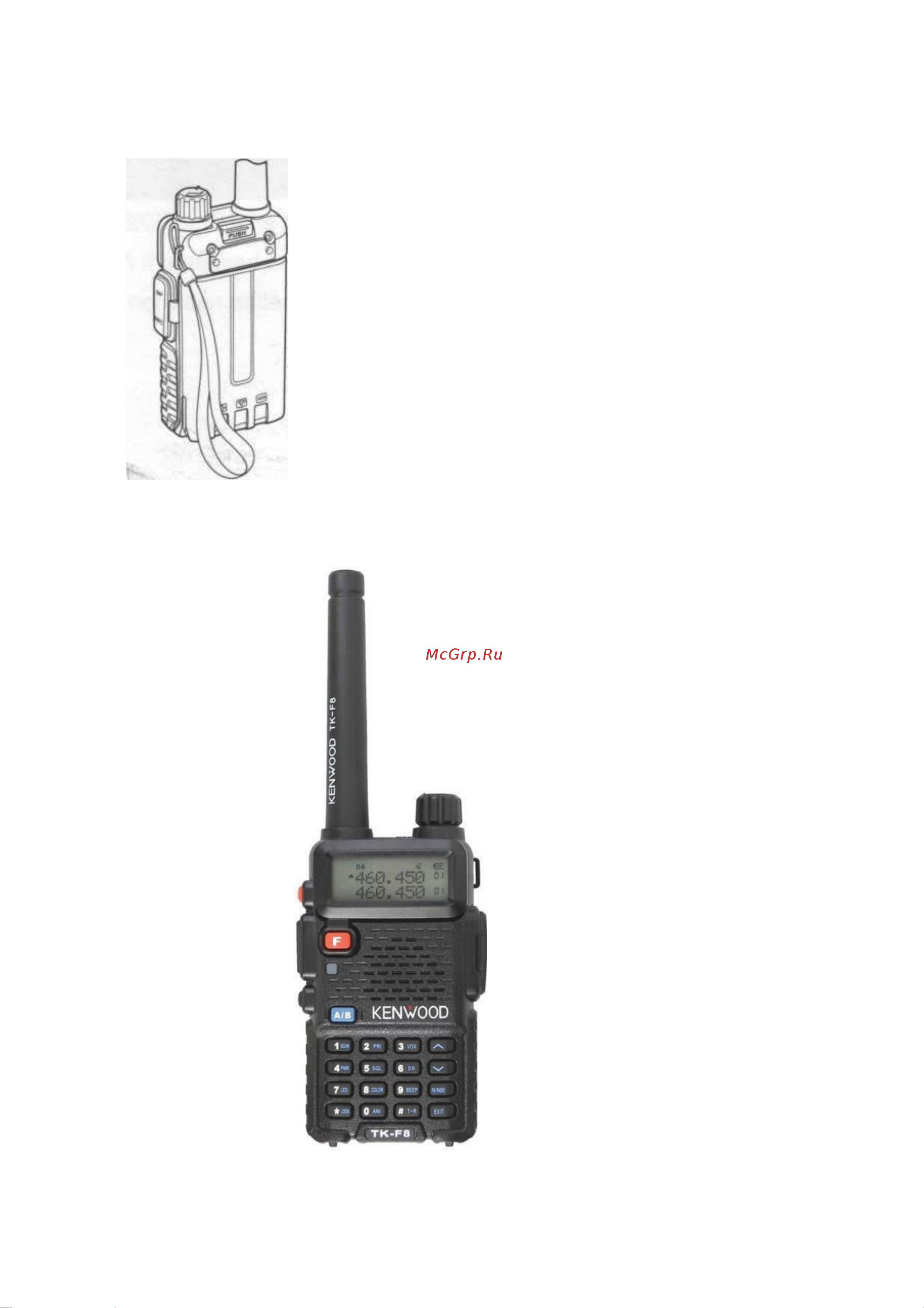 Kenwood TK-UVF8 [5/20] Внешний вид и элементы управления