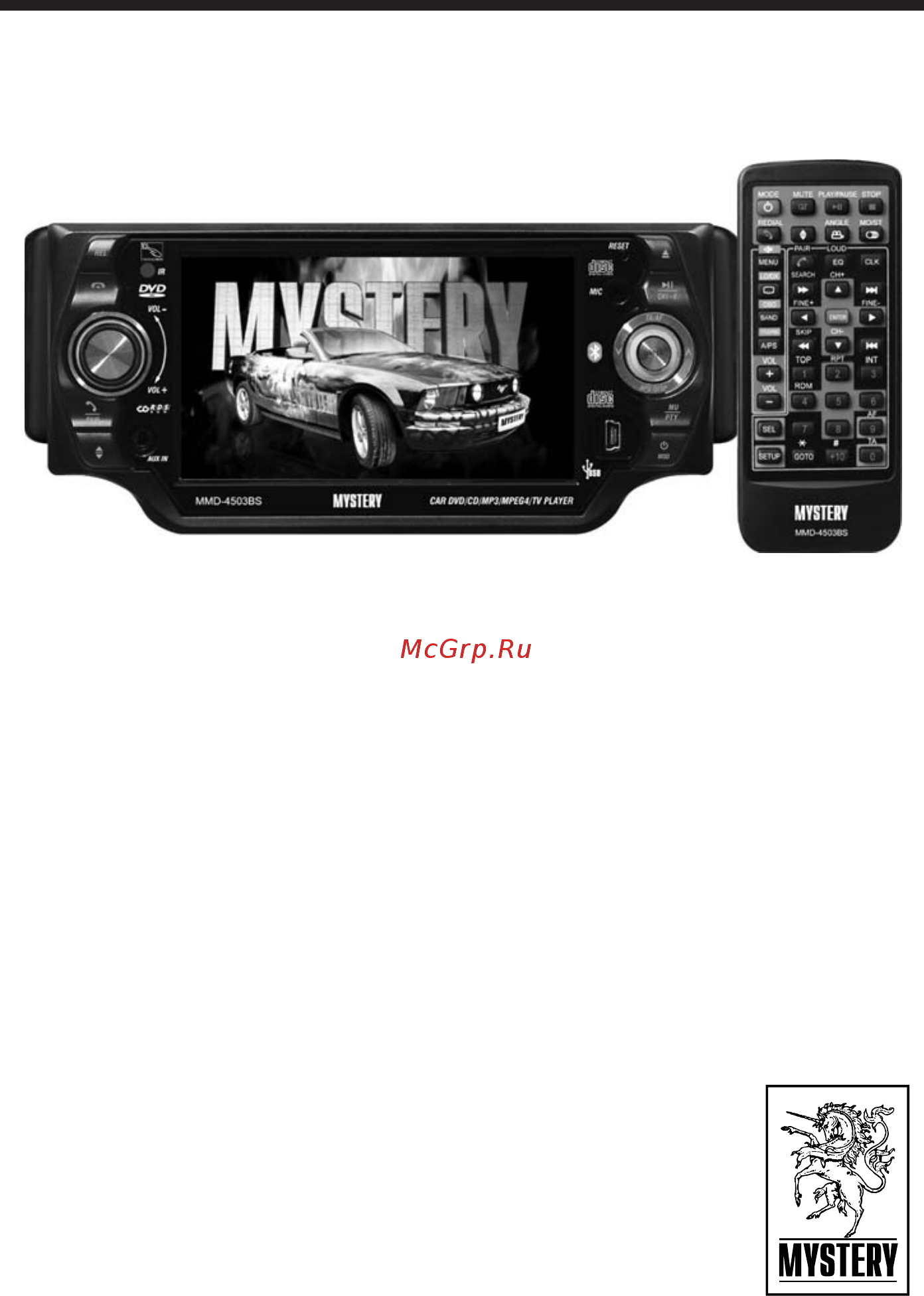 Mystery MMD-4503BS Инструкция по эксплуатации онлайн