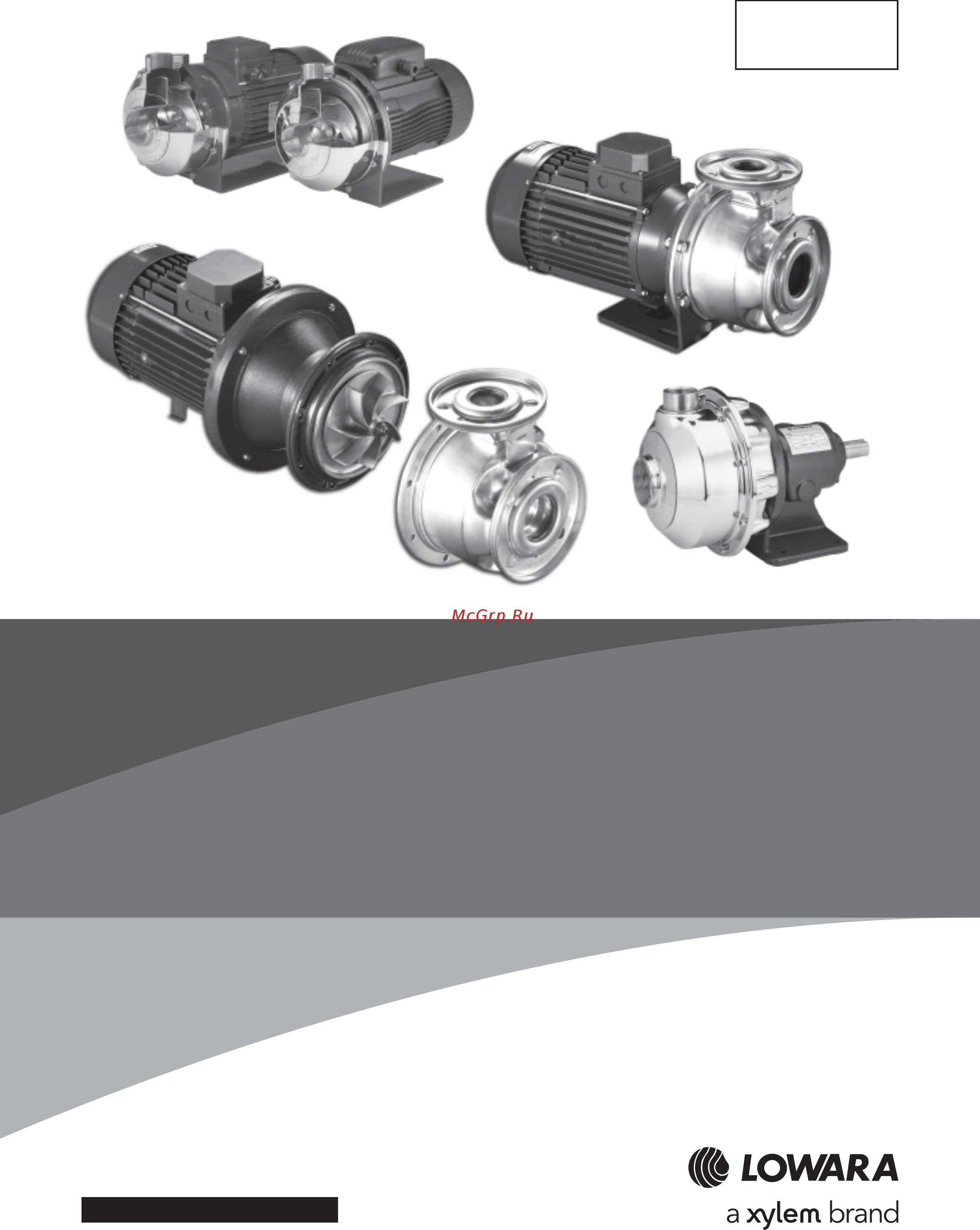 Lowara CO 350/03/A 107350090.00 Инструкция по эксплуатации онлайн
