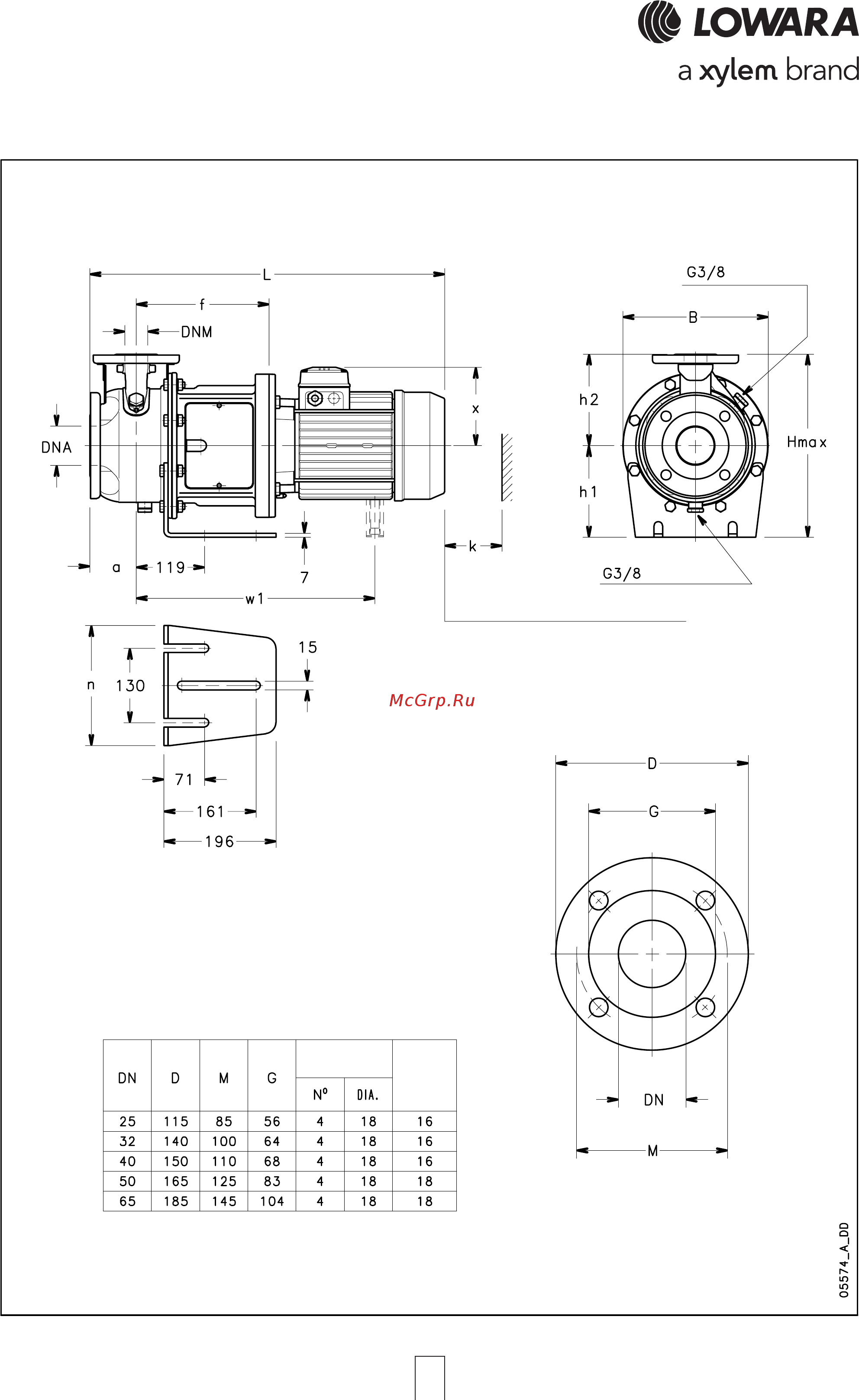 Lowara CO 350/03/A 107350090 Инструкция по эксплуатации онлайн [94/104] 490661