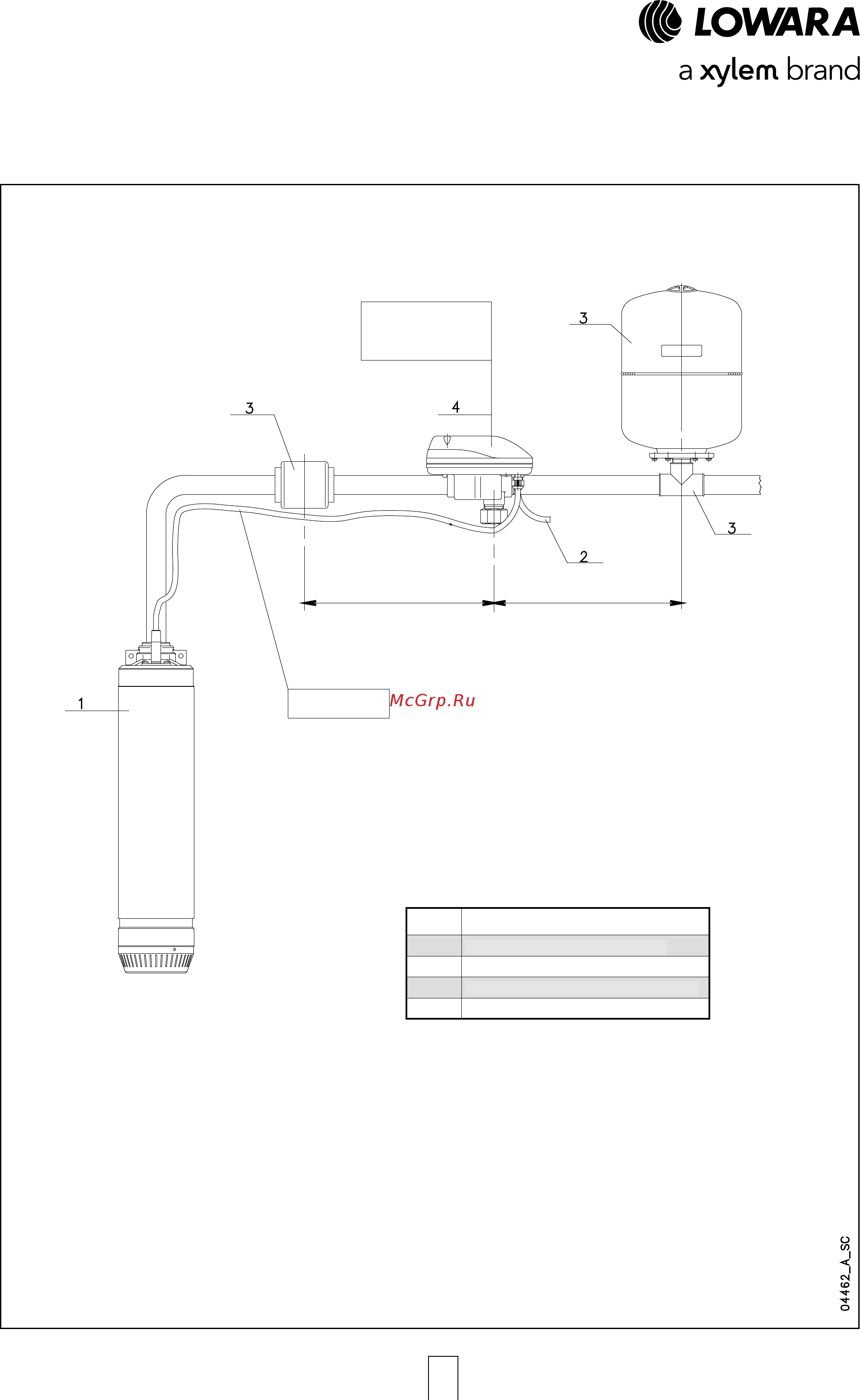 Lowara e-GS 12GS30T/B-L4C [12/92] Watercooled