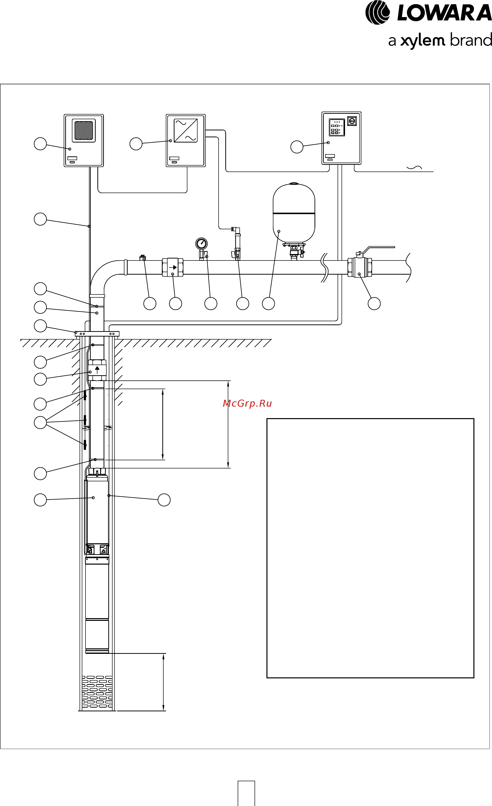 Lowara e-GS 16 GSl 30T/B-L4C [30/47] Technical appendix