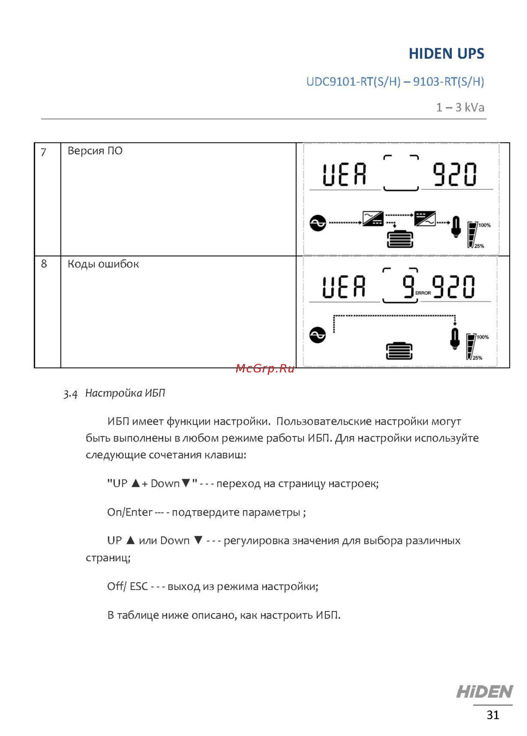 Hiden UDC91015-RT [31/42] Hiden udc9100 rt 1 3 _страница_31