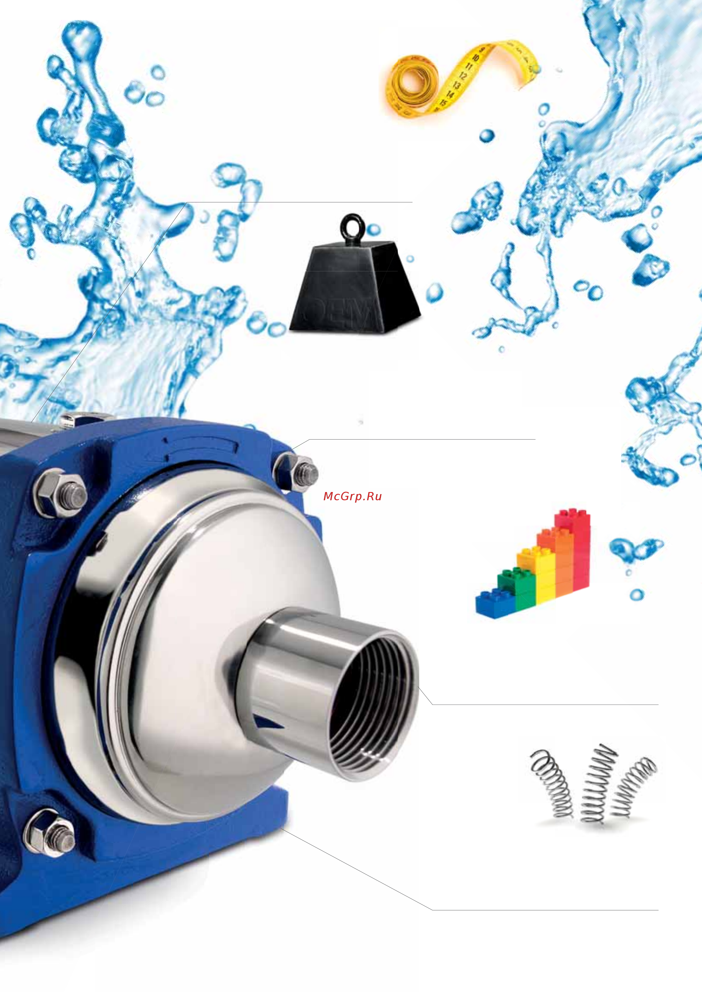 Lowara e-HM-S 5HM09S15T [5/8] Easy to build in into equipment