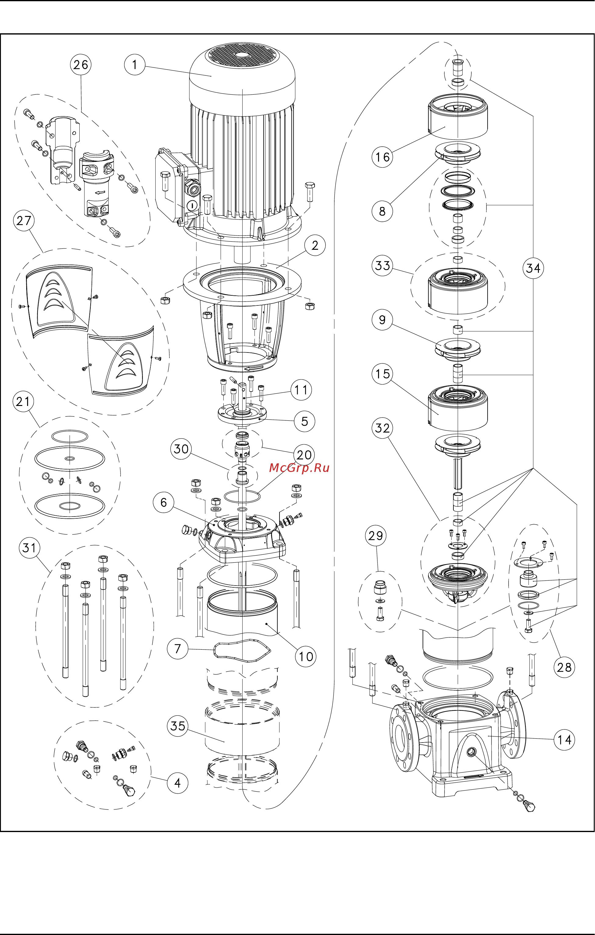 Lowara e-SV 22SV12FH150T [270/280] 46 66 92 sv