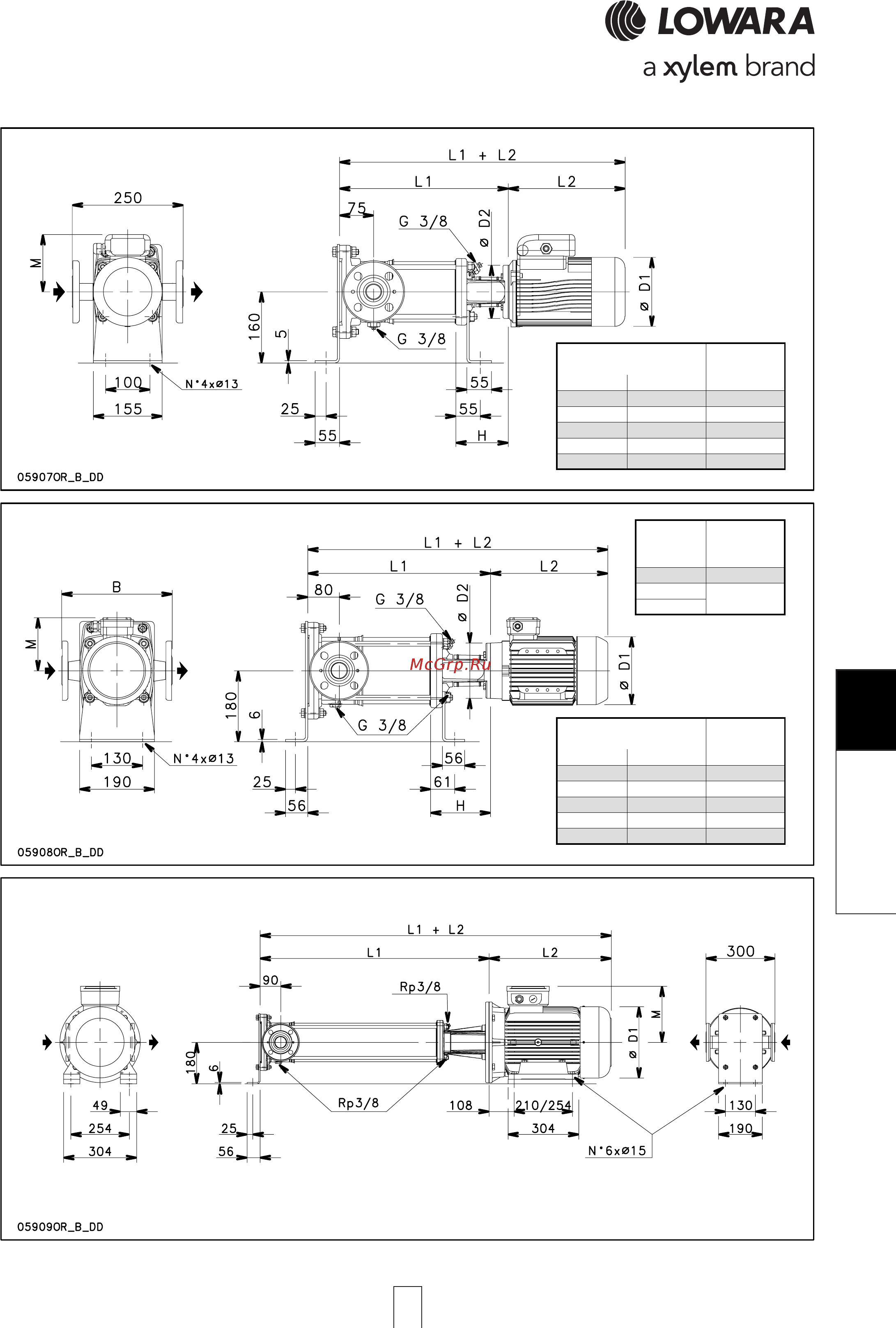 Lowara e-SV 1SV09FH005M [215/264] 22sv horizont 1 22sv horizont 1 22sv horizont 1 22sv horizont 1 22sv horizontal version al version al version al version al version
