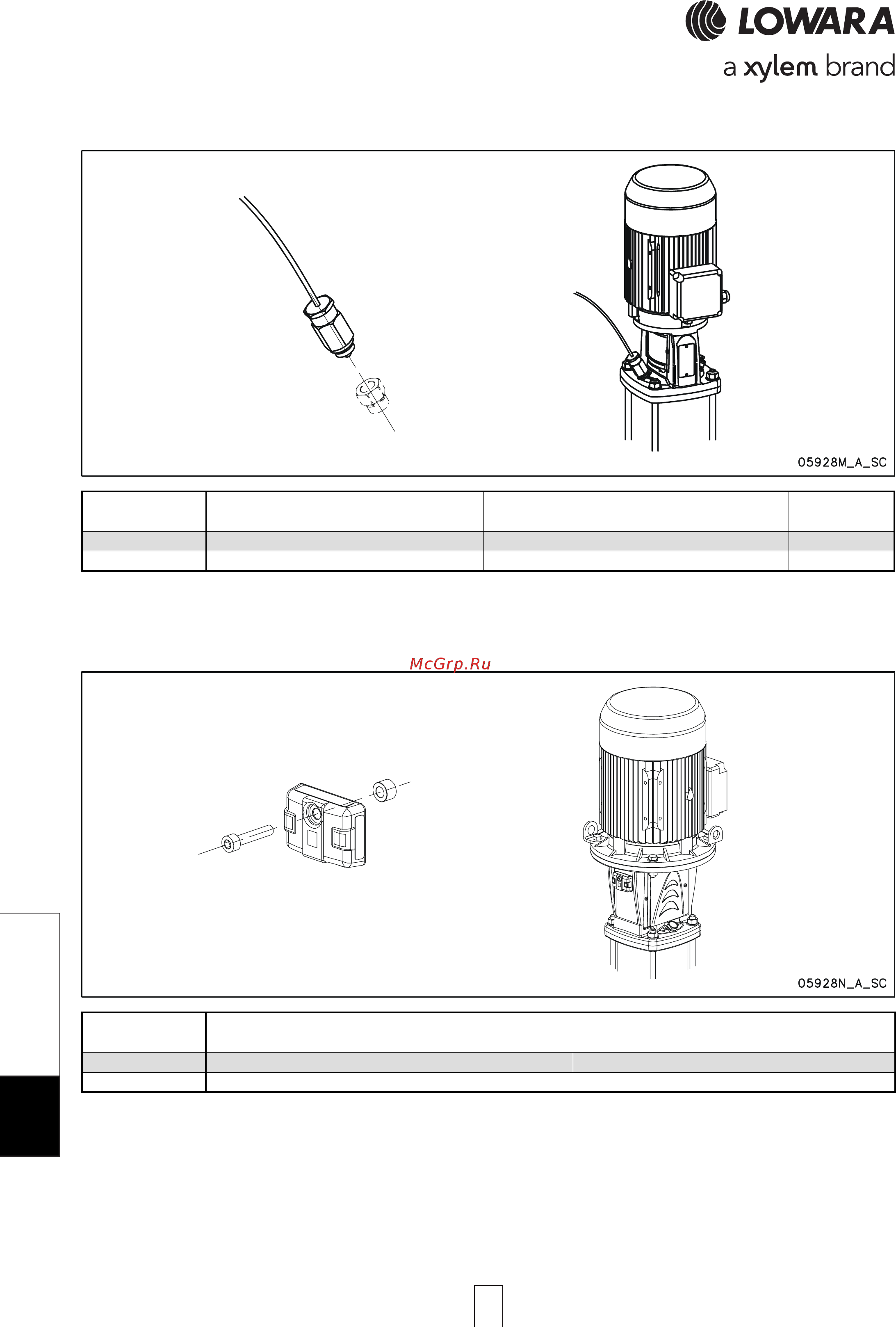 Lowara e-SV 3SV33FL030T Технические характеристики онлайн [252/264] 491659