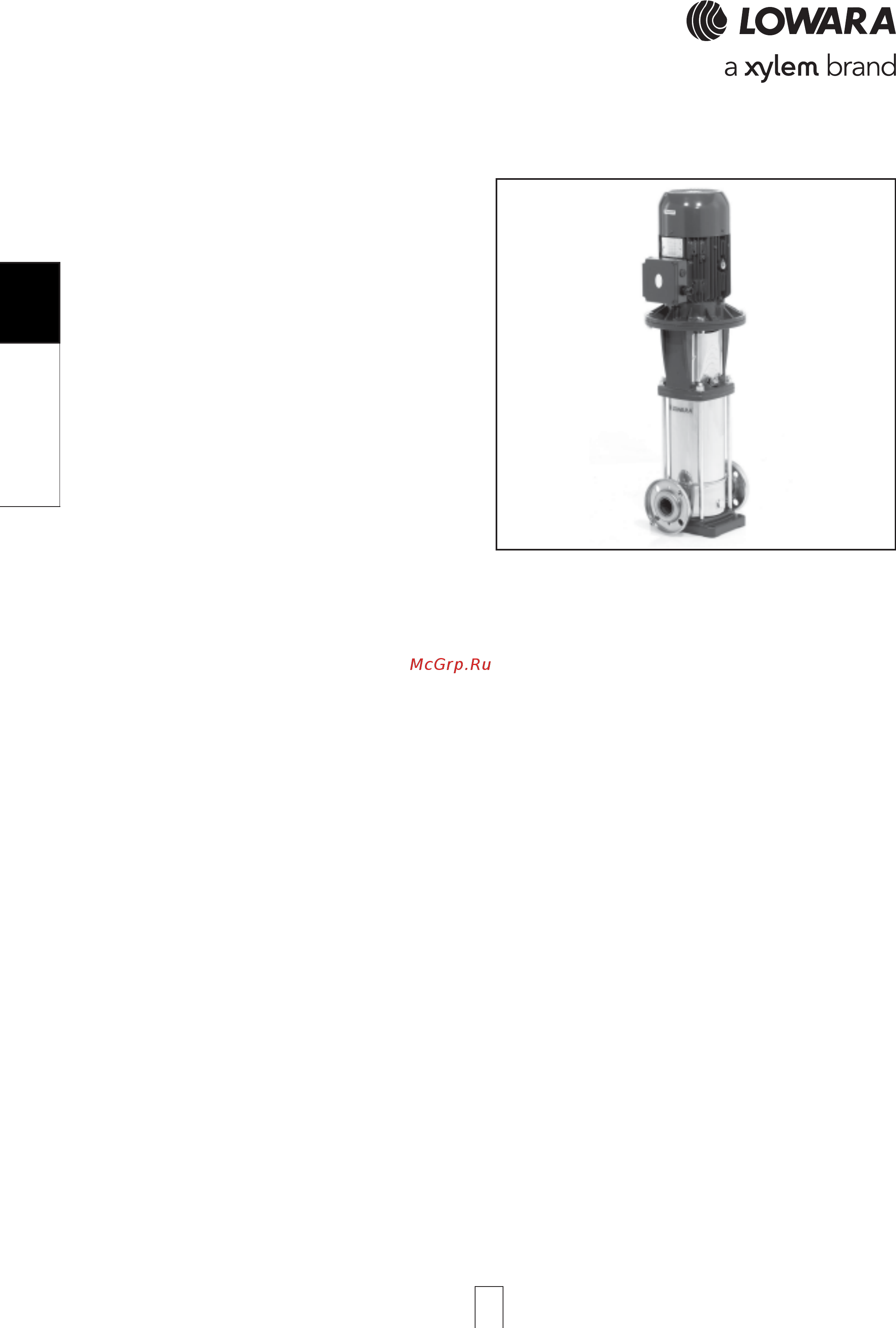 Lowara e-SV 46SV2GH075T [66/264] E sv series l e sv series l e sv series l e sv series l e sv series low npsh ow npsh ow npsh ow npsh ow npsh 50 60 hz 50 60 hz 50 60 hz 50 60 hz 50 60 hz