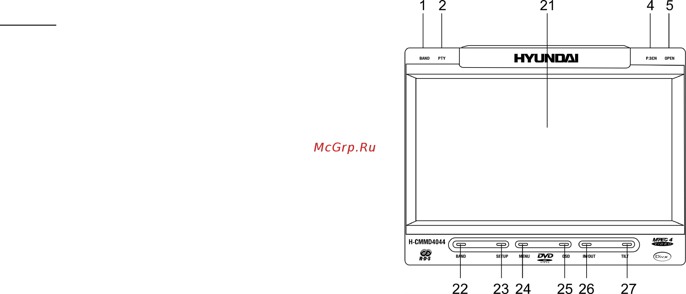 HYUNDAI ELECTRONICS H-CMMD4044 [10/77] Monitor