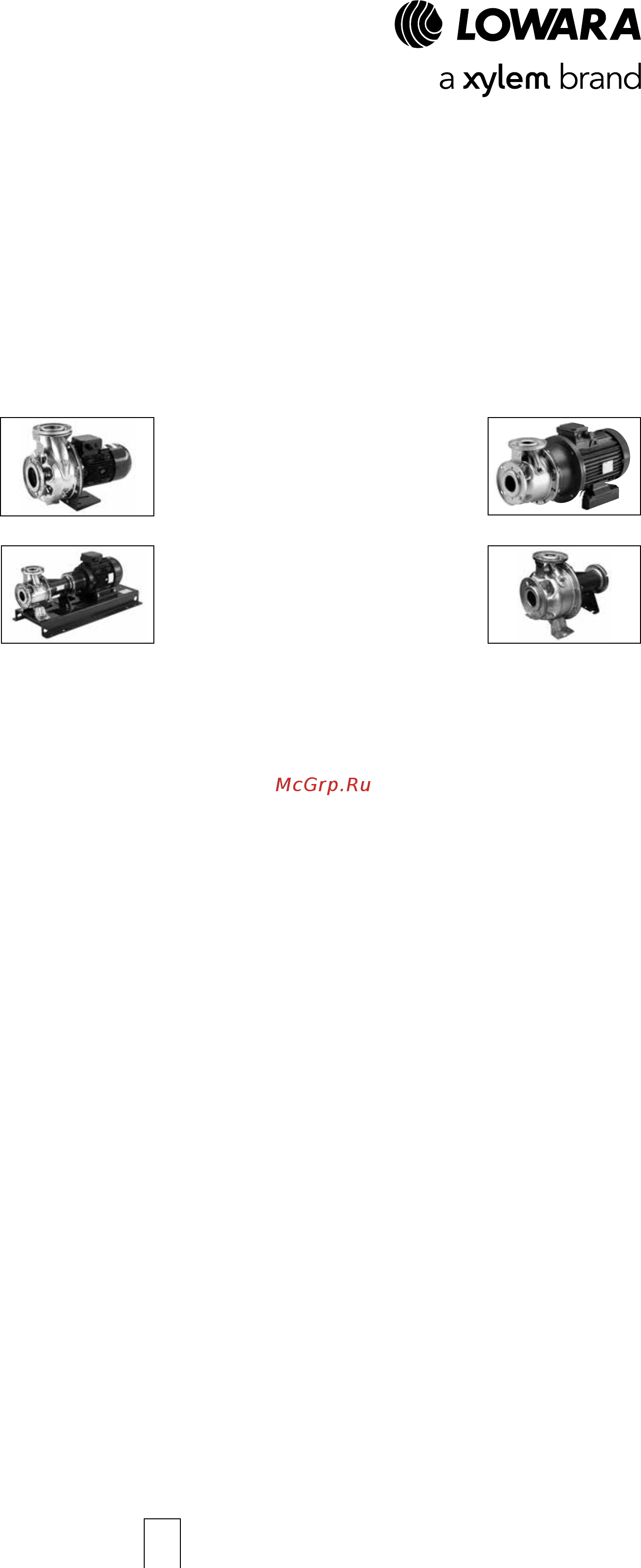 Lowara ESHF 25-160/15/P25RSNA [5/120] E sh series general introduction