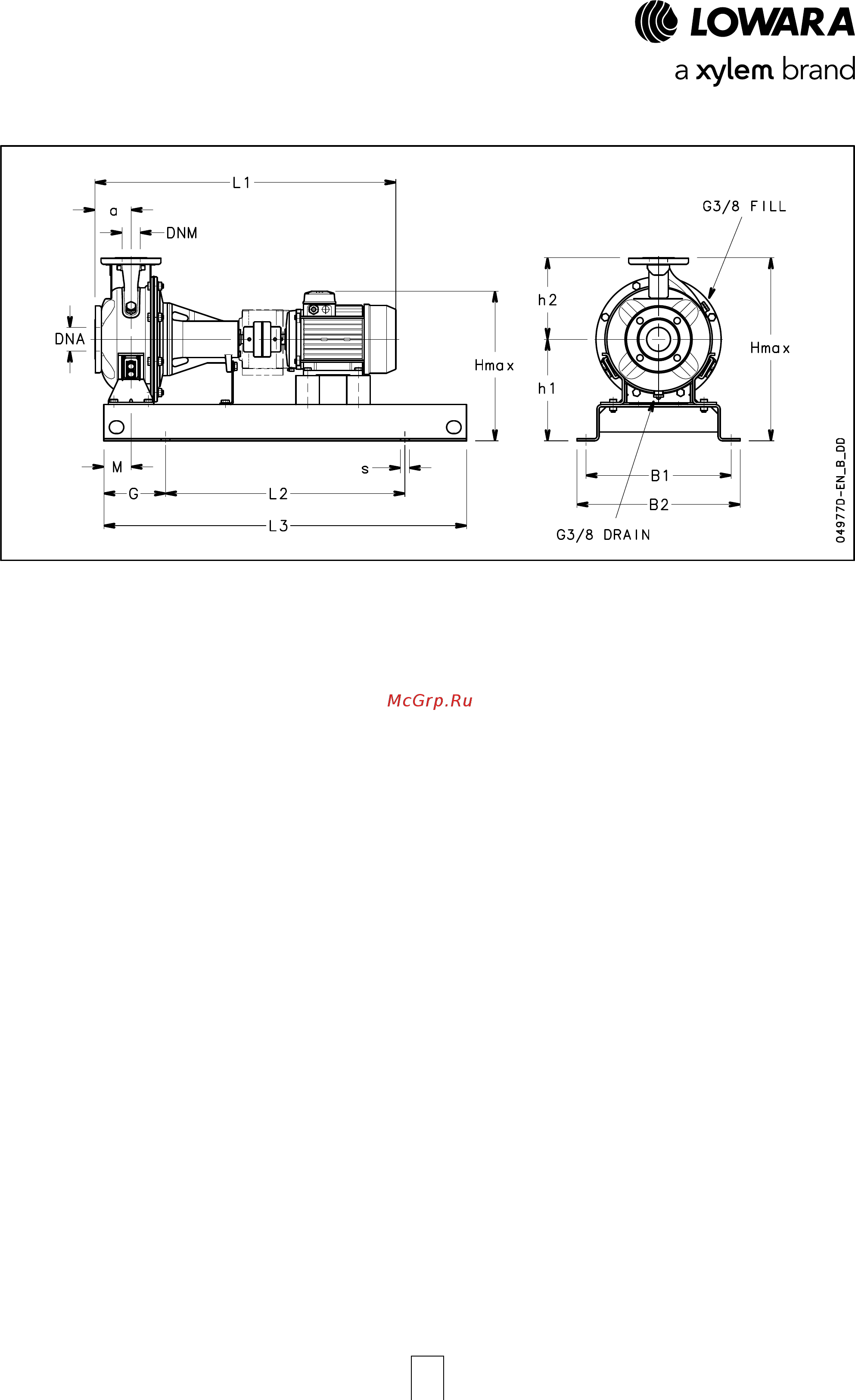 Lowara ESHF 25-160/02A/S45RSNA Технические характеристики онлайн [92/120] 491884