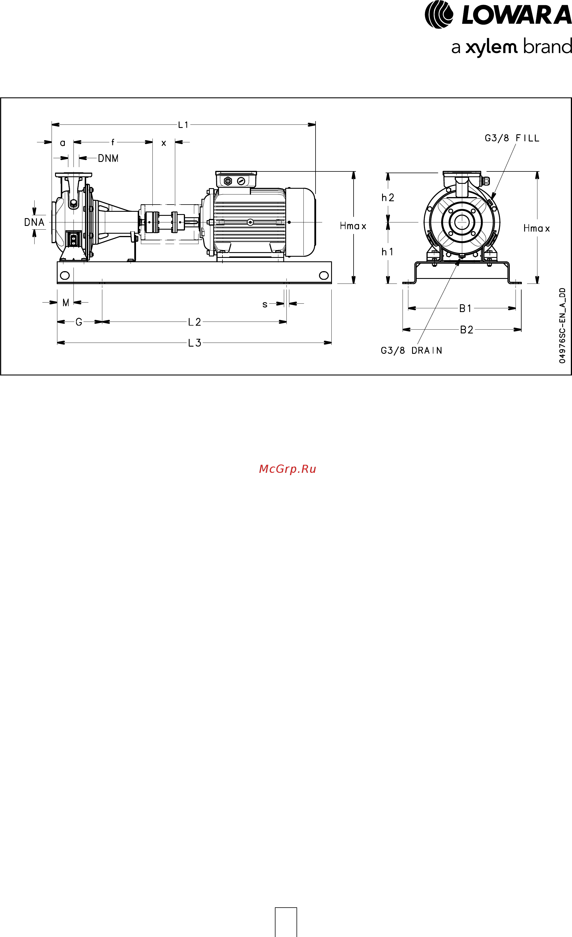 Lowara ESHE 32-250/07/X45RSNA Технические характеристики онлайн [94/120] 491804