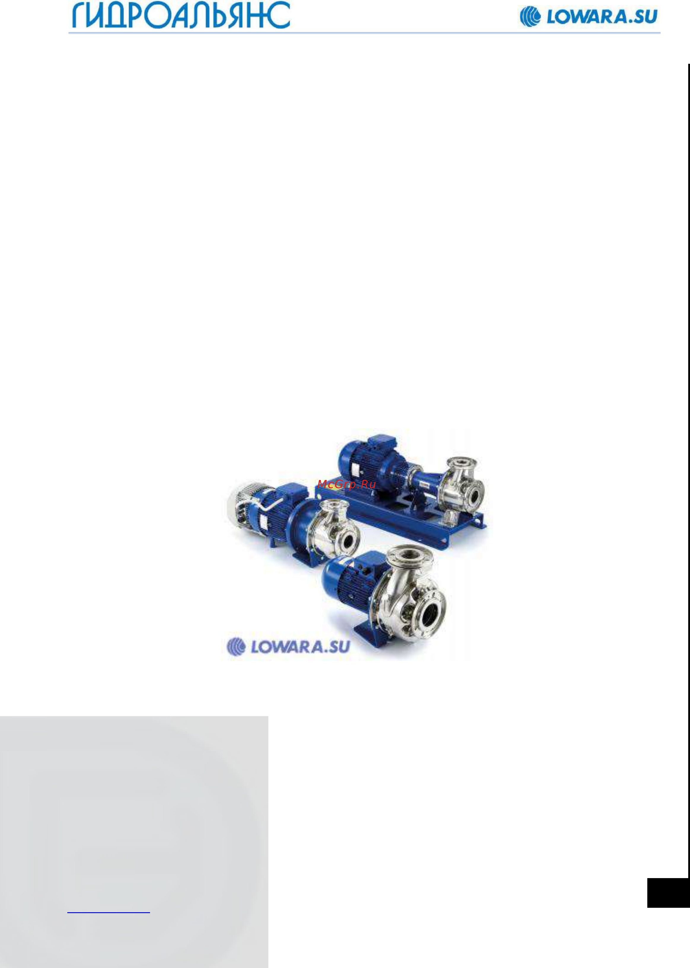 Lowara ESHE 25-200/40/P25VSNA Инструкция по эксплуатации онлайн