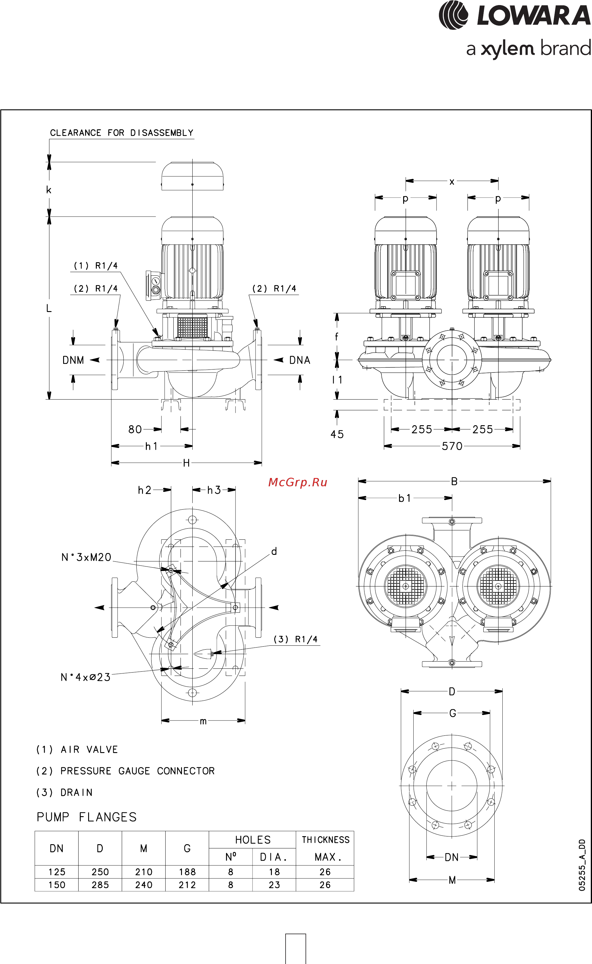 Lowara FC S 50-160/22 Технические характеристики онлайн [116/132] 492193