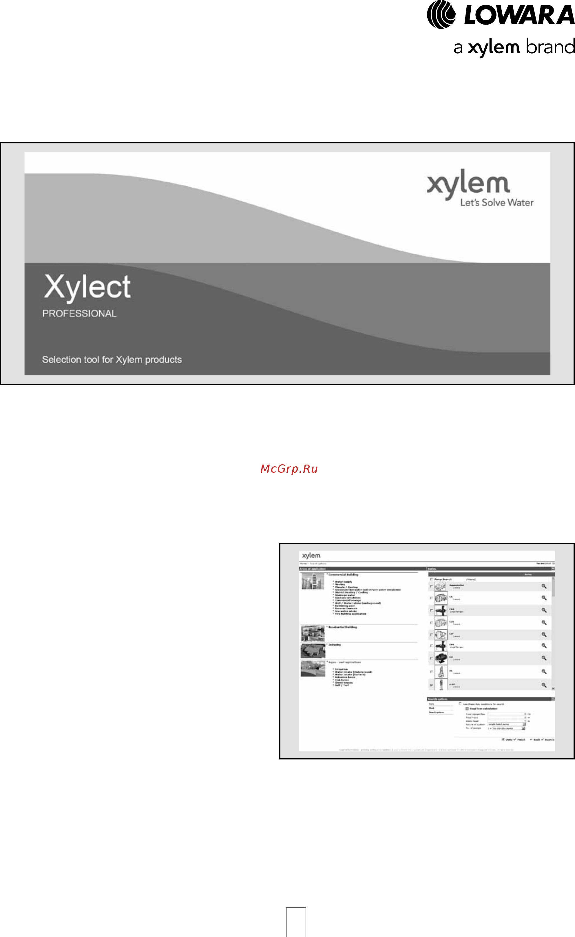 Lowara FHE 40-125/22 [134/136] Xylect