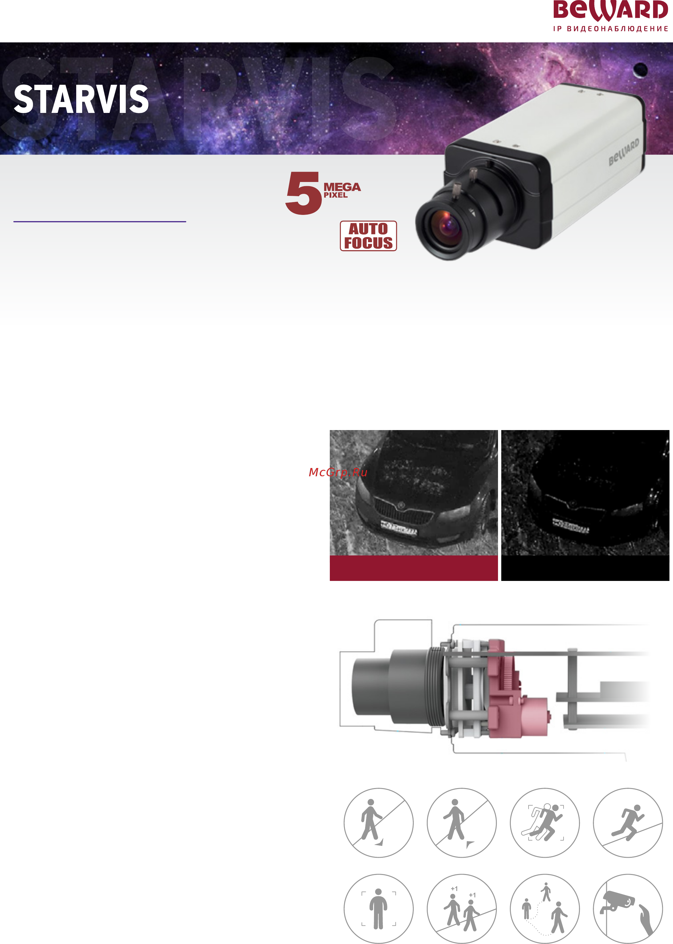 BEWARD SV3215M Брошюра онлайн
