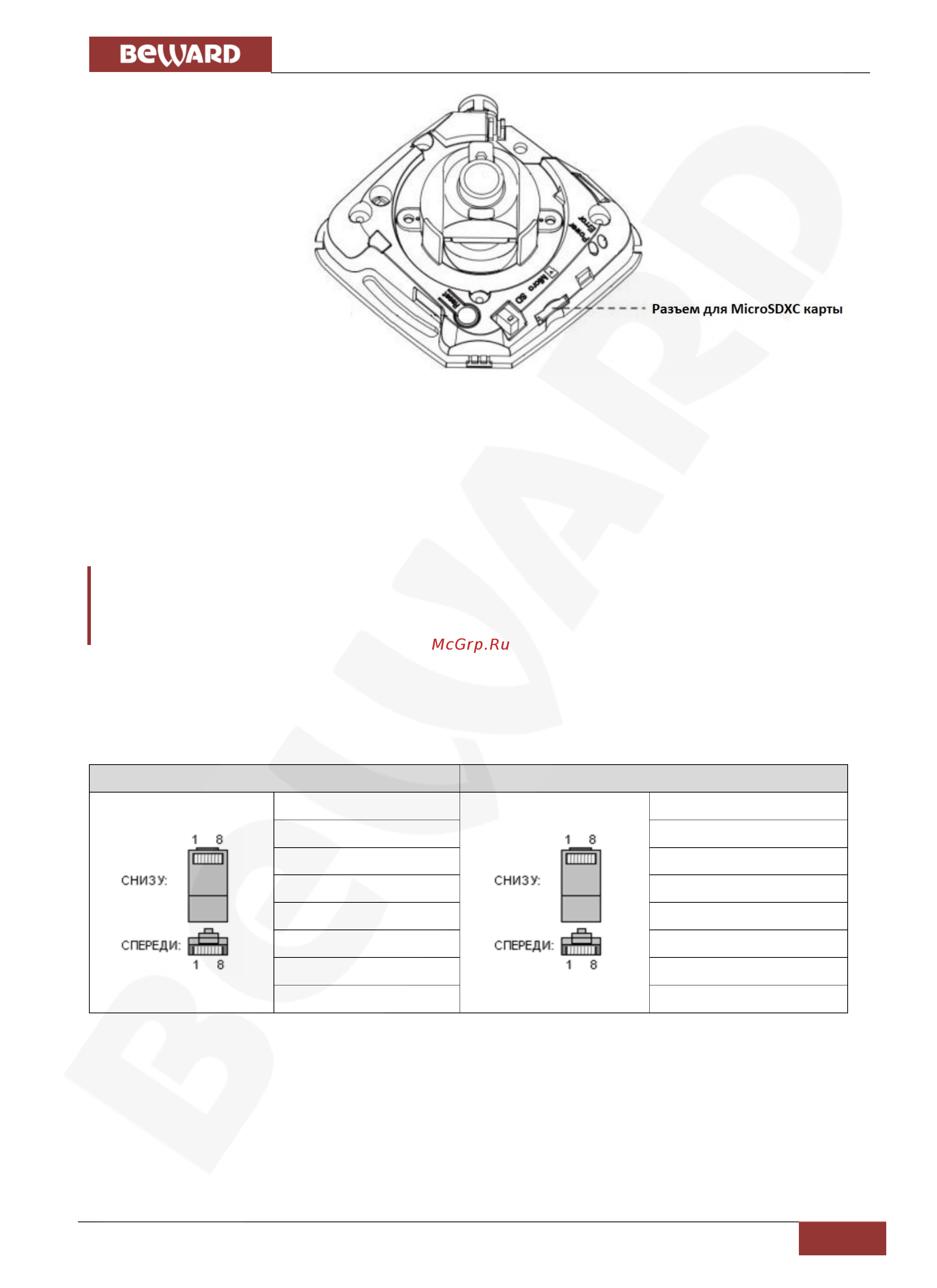 BEWARD SV3210D [13/70] Проводное подключение камеры к сети