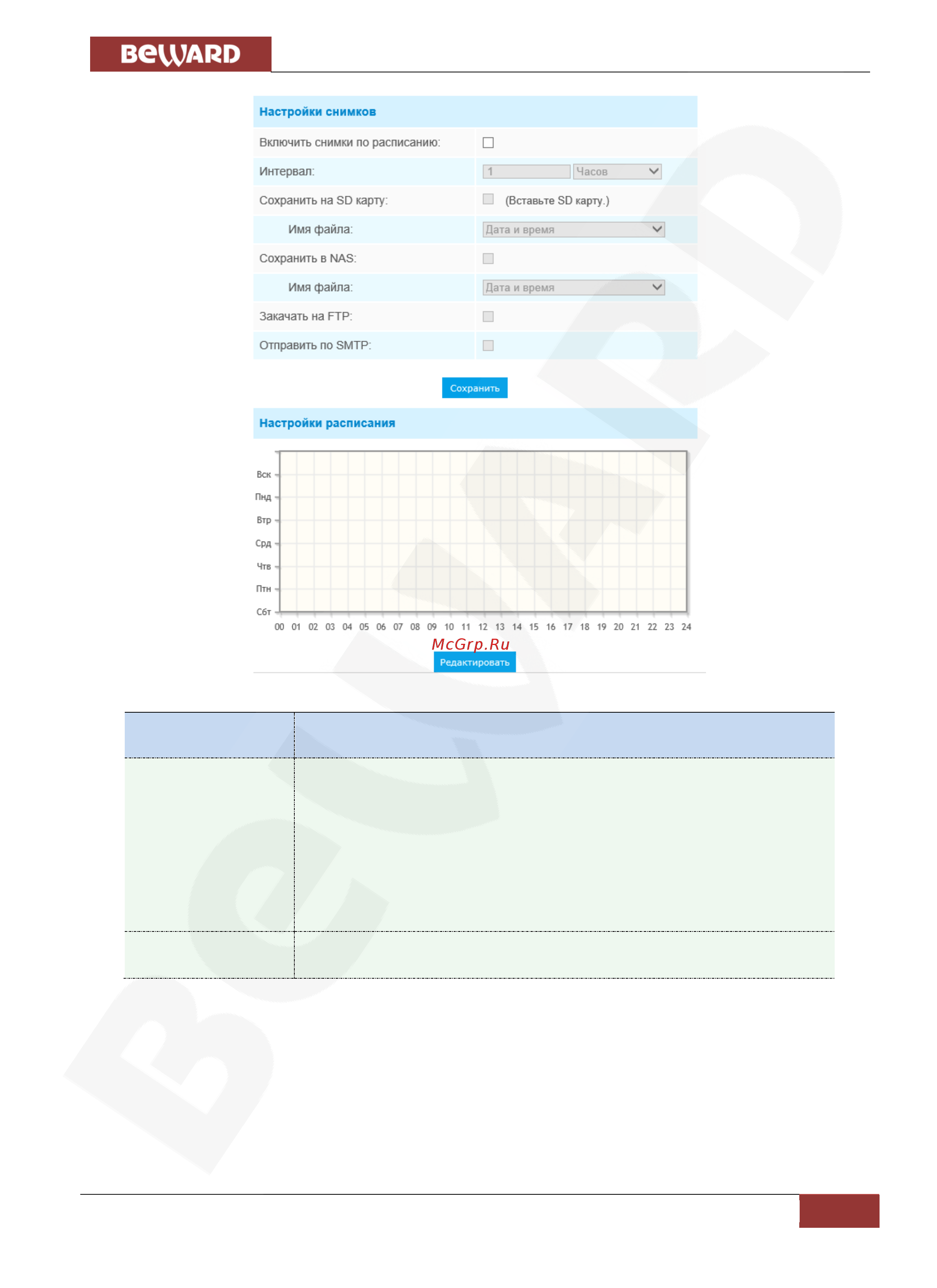 BEWARD SV3210DR [35/63] Глава 8 дополнительные настройки