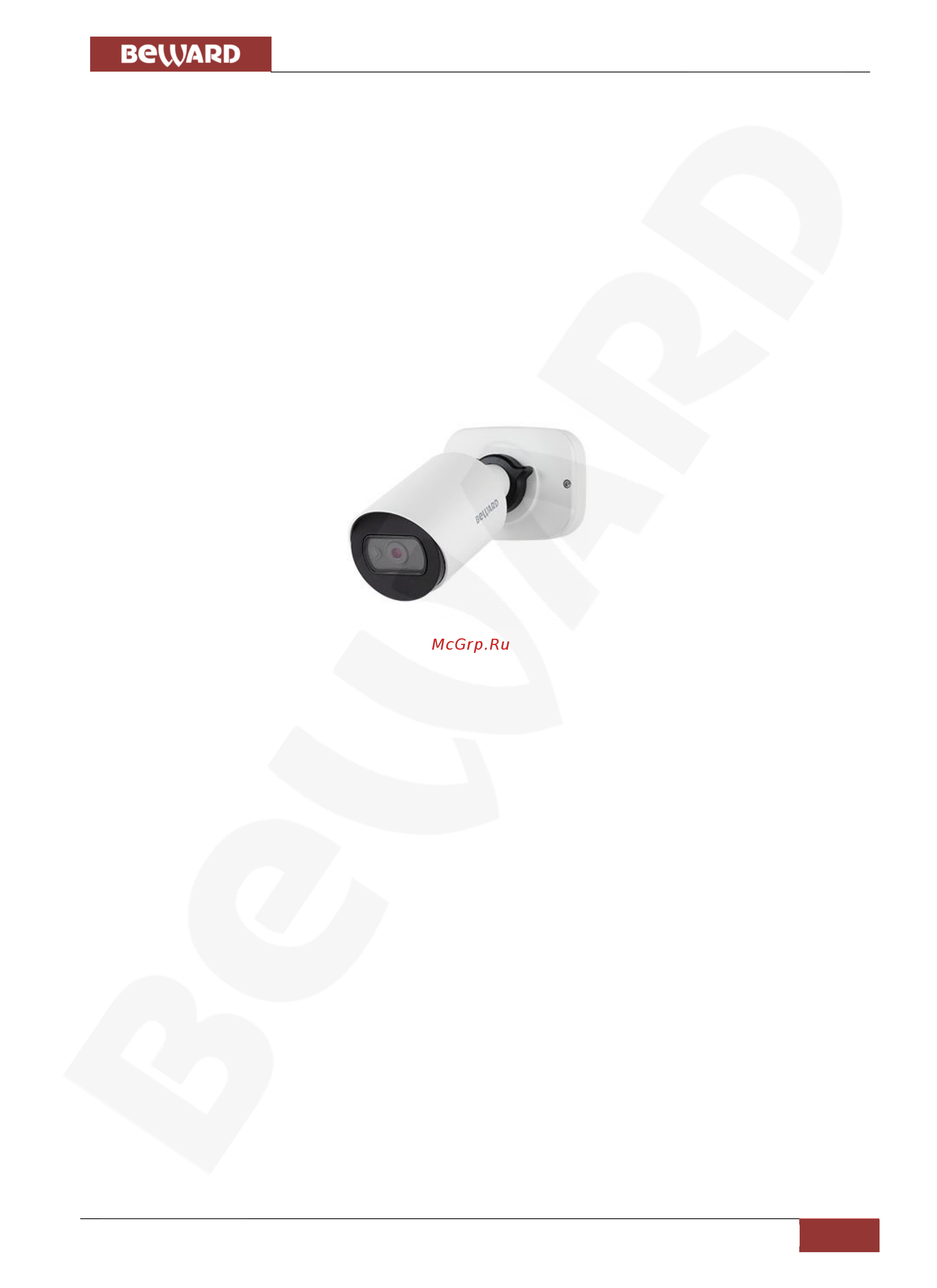 BEWARD SV3210RCB [5/62] Глава 2 общие сведения