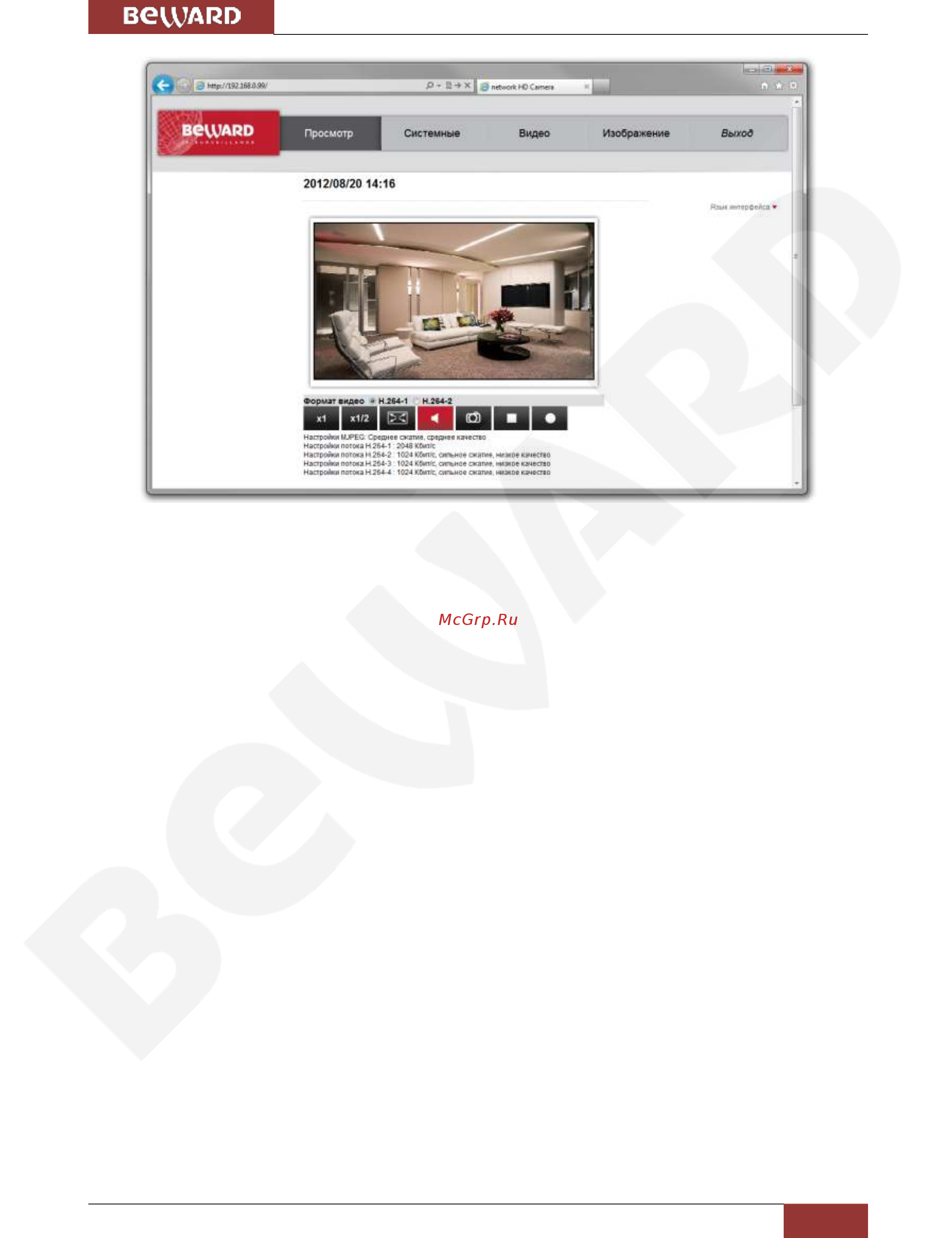 BEWARD BD4640DM [17/152] Глава 2 доступ к веб интерфейсу камеры при помощи браузера