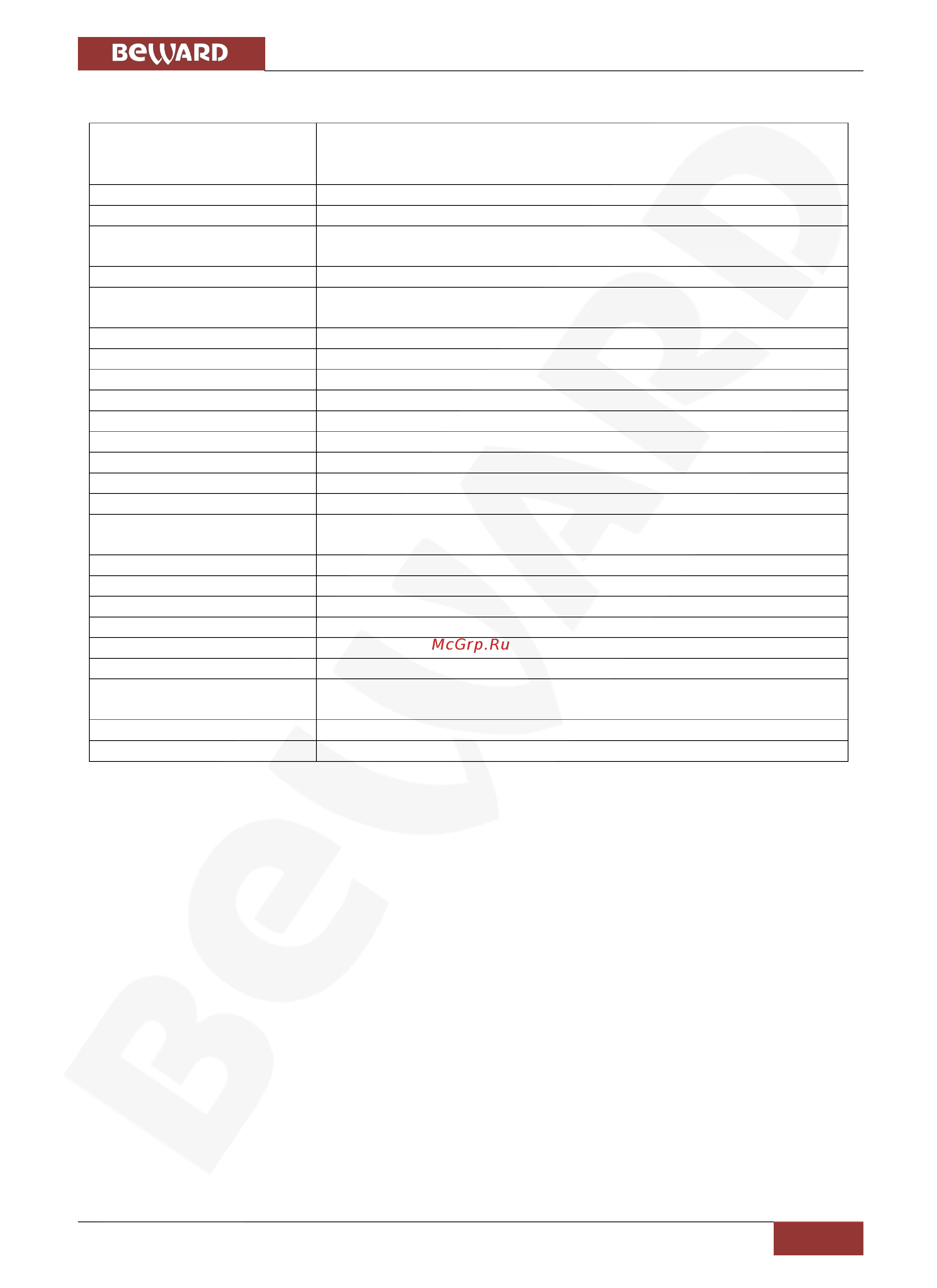 BEWARD BD4685RVZ [5/127] Комплект поставки