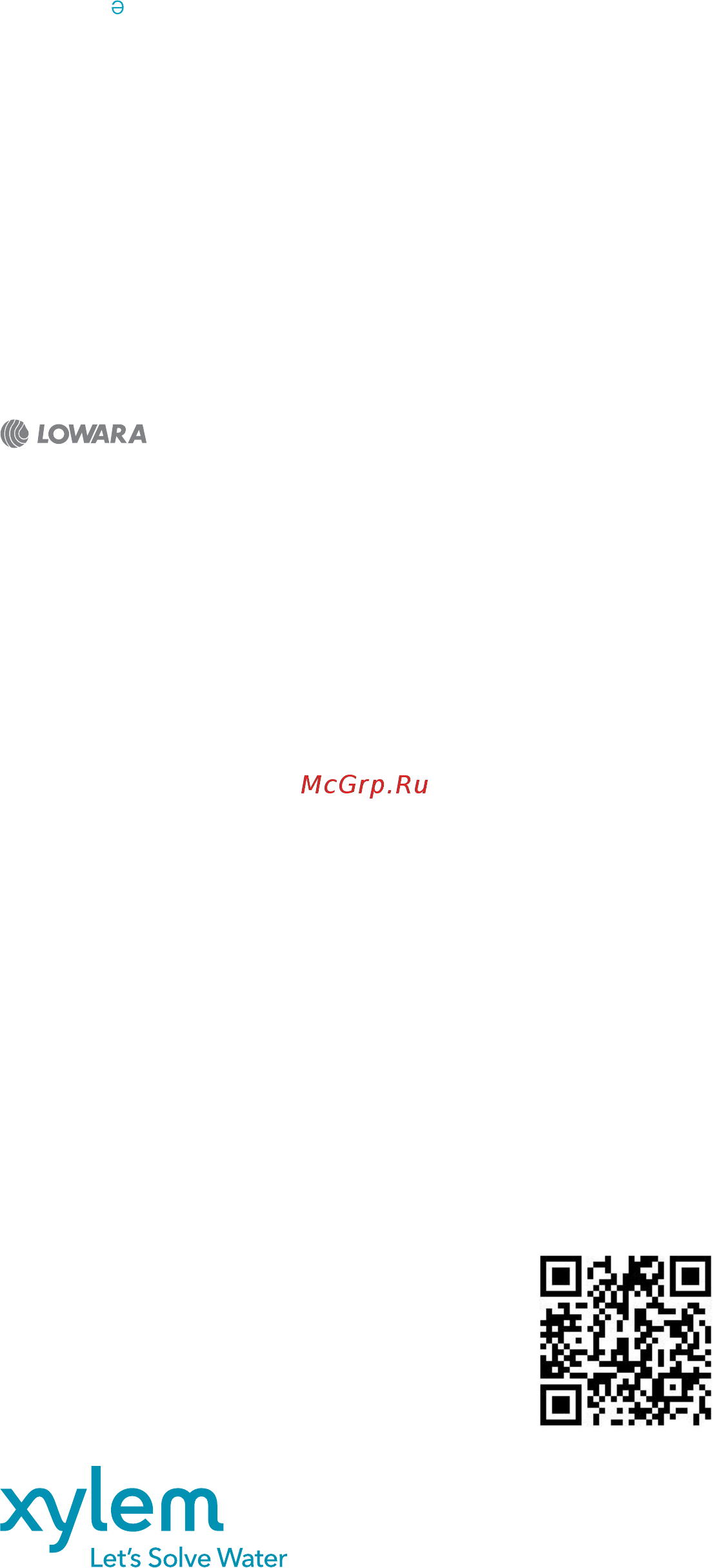 Lowara HMS 10HM05S22T [8/8] Xylem zīl m
