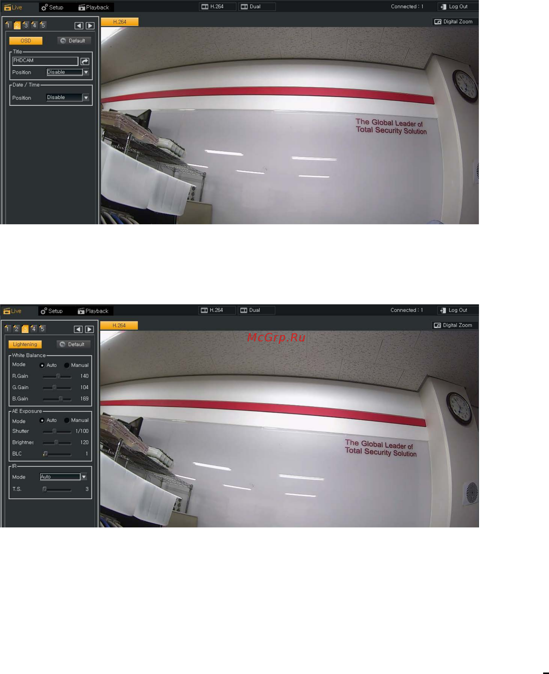 Microdigital MDC-L8290VTD-H [8/18] Rtp rtsp секция 1