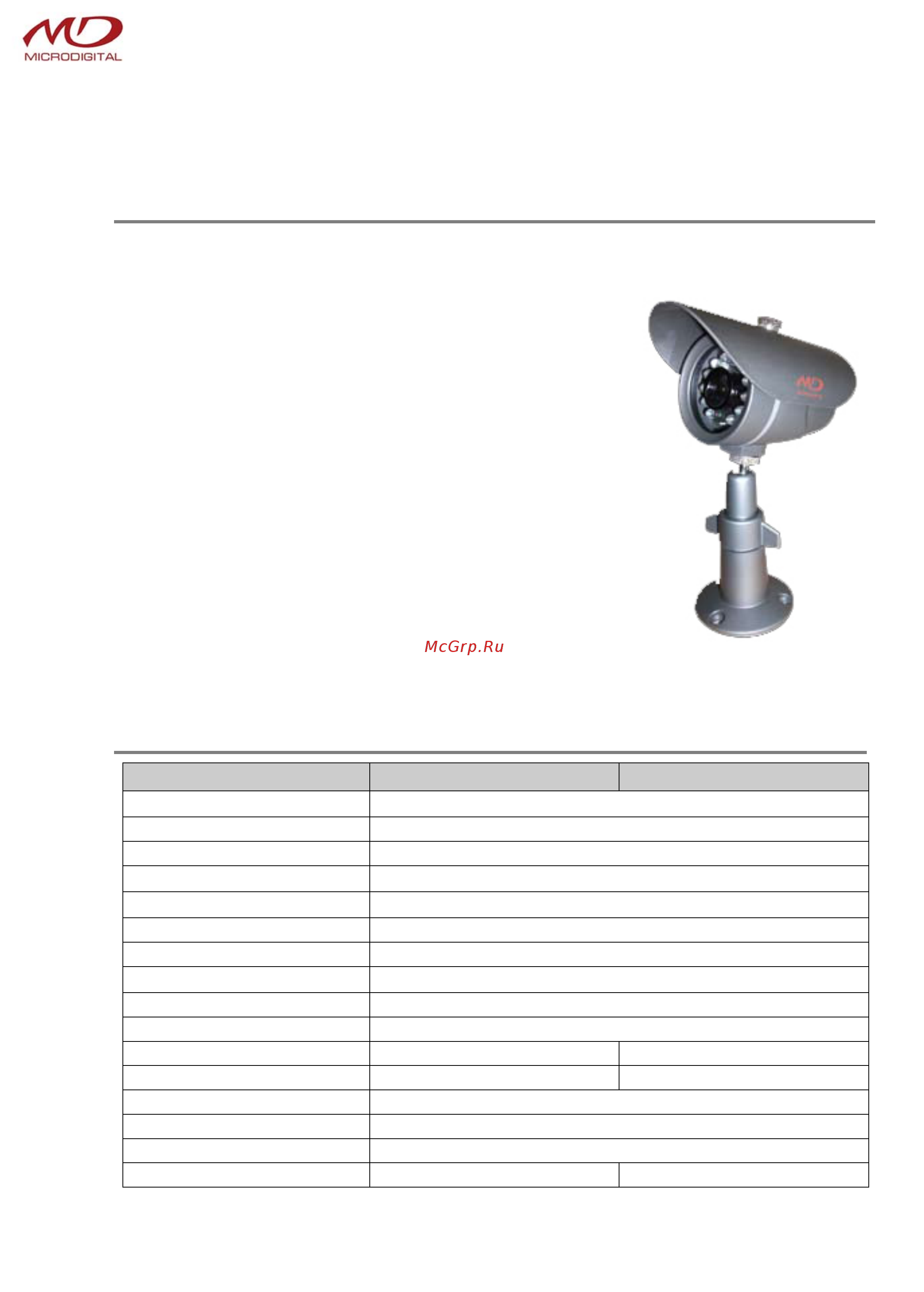 Microdigital MDC-6220FDN-12 Инструкция по эксплуатации онлайн