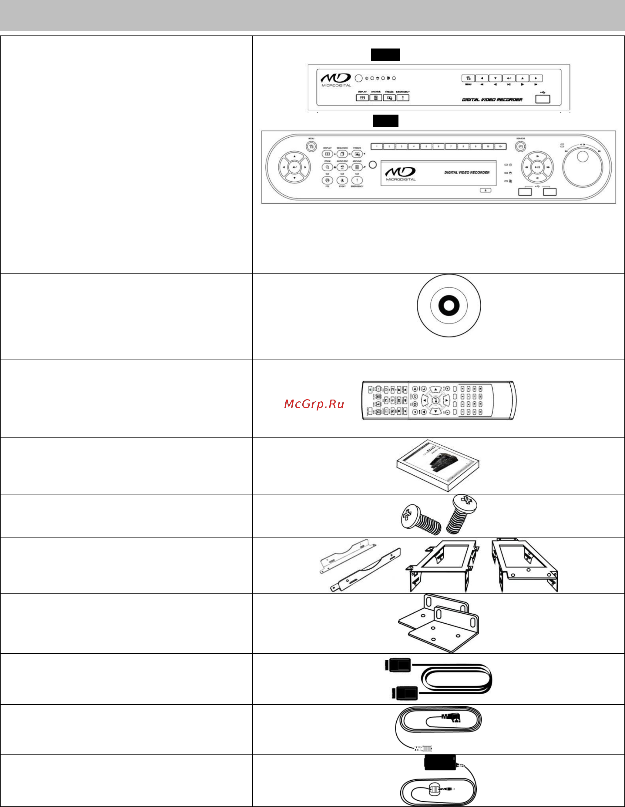 Microdigital MDR-16690 [5/175] Руководство пользователя