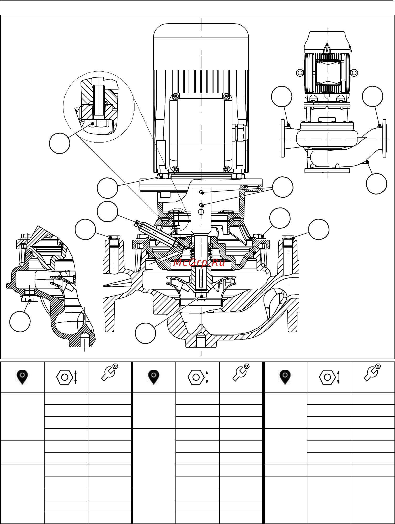 Lowara LNTE 50-125/05/S45RCS4 Технические характеристики онлайн [401/438] 495003