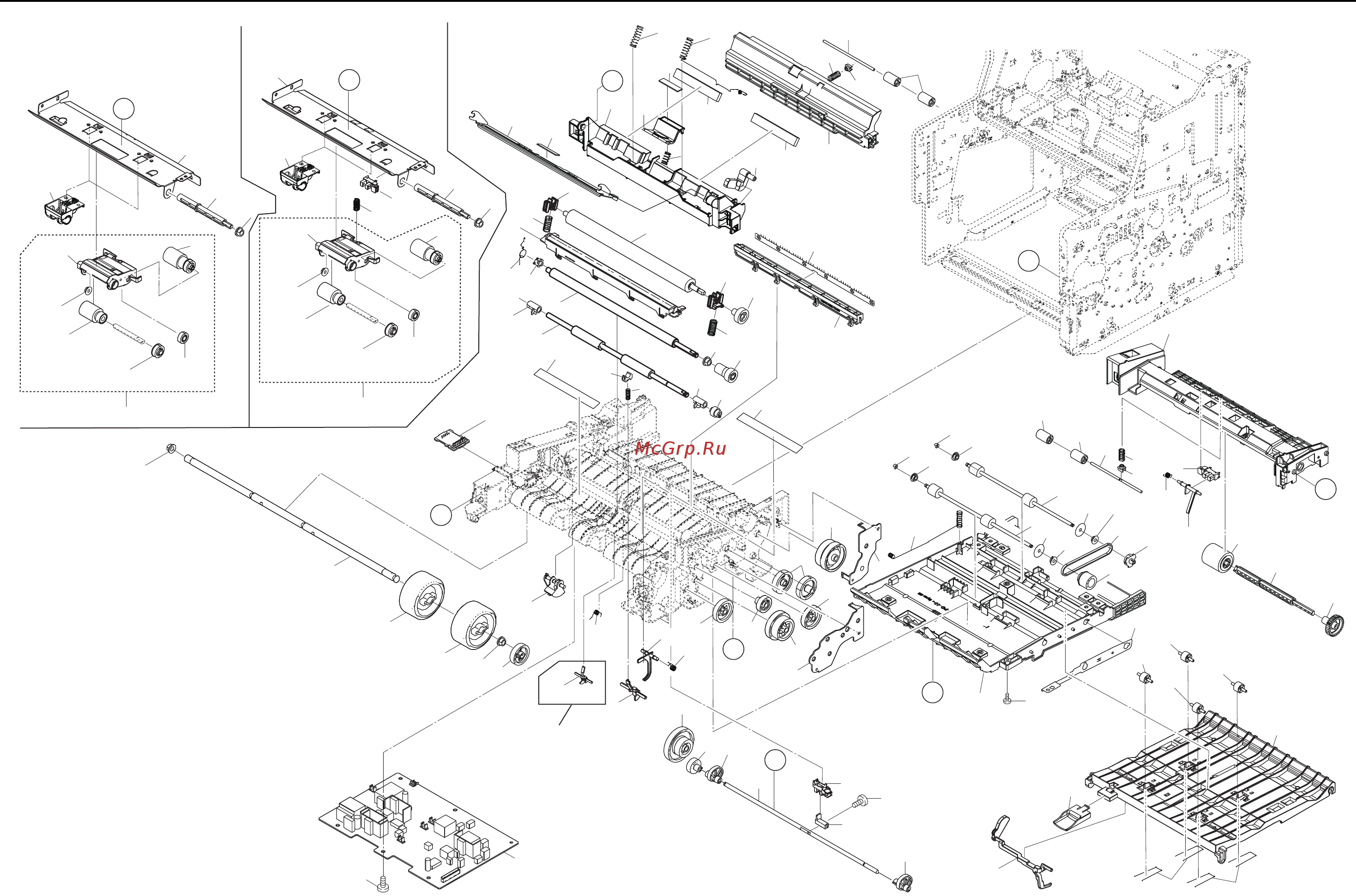 Kyocera ECOSYS M3145idn [12/85] Fig 4 paper feed section