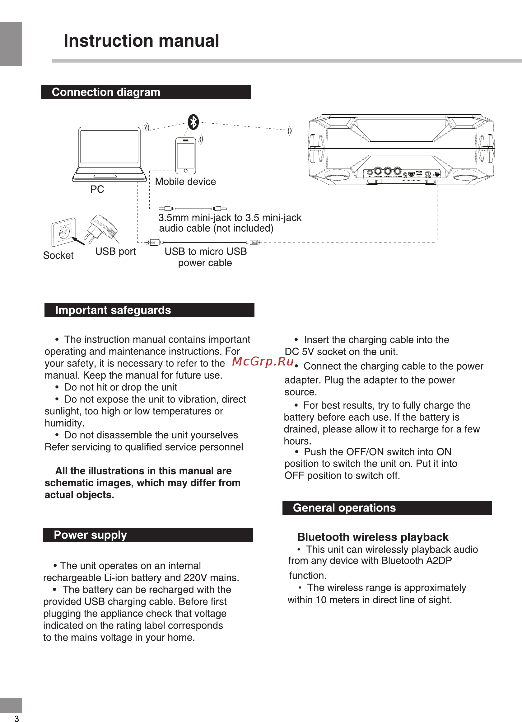Telefunken TF-PS1280B [4/18] Bluetooth wireless playback