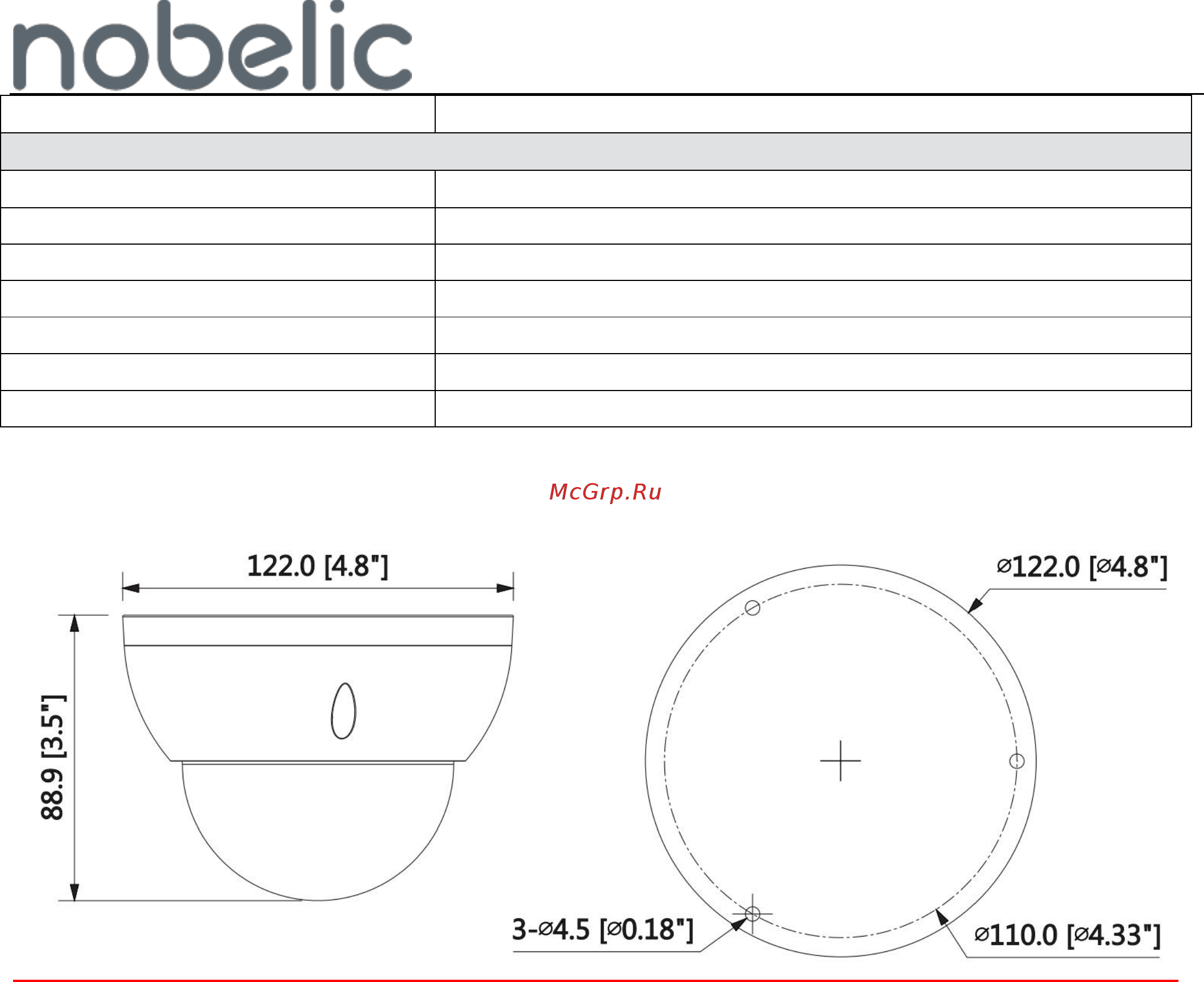 Nobelic NBLC-2230V-SD Технические характеристики онлайн [3/3] 494755