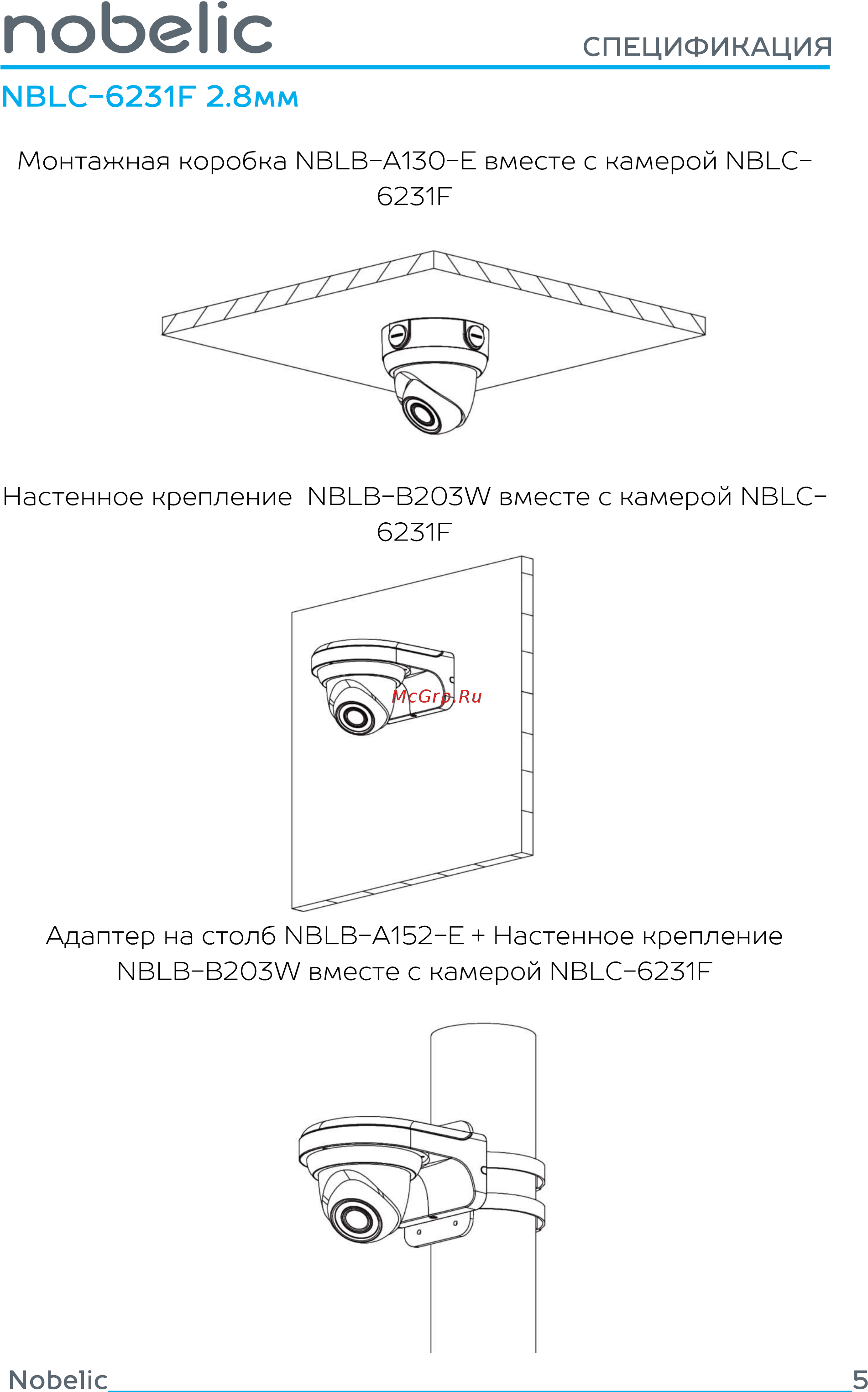 Nobelic NBLC-6231F 2.8 mm [5/5] Поьенс