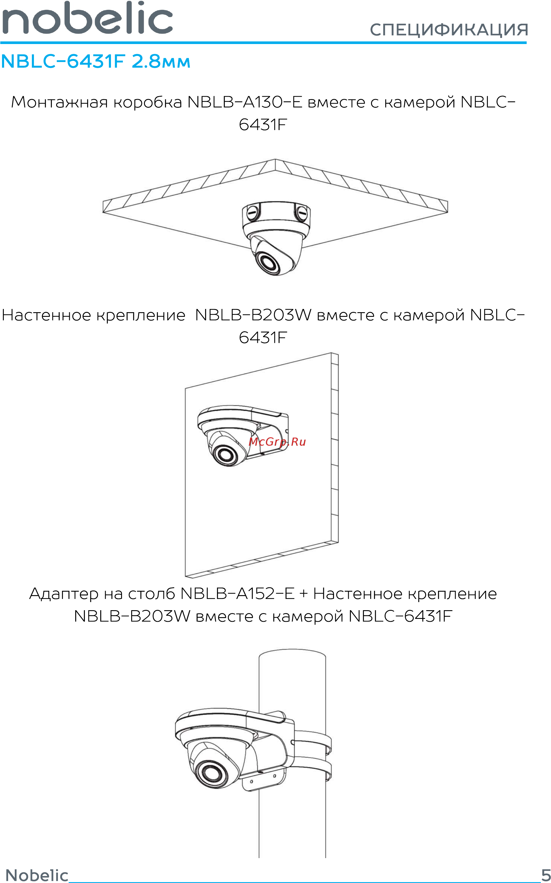 Nobelic NBLC-6431F 2.8 mm [5/5] Поьенс