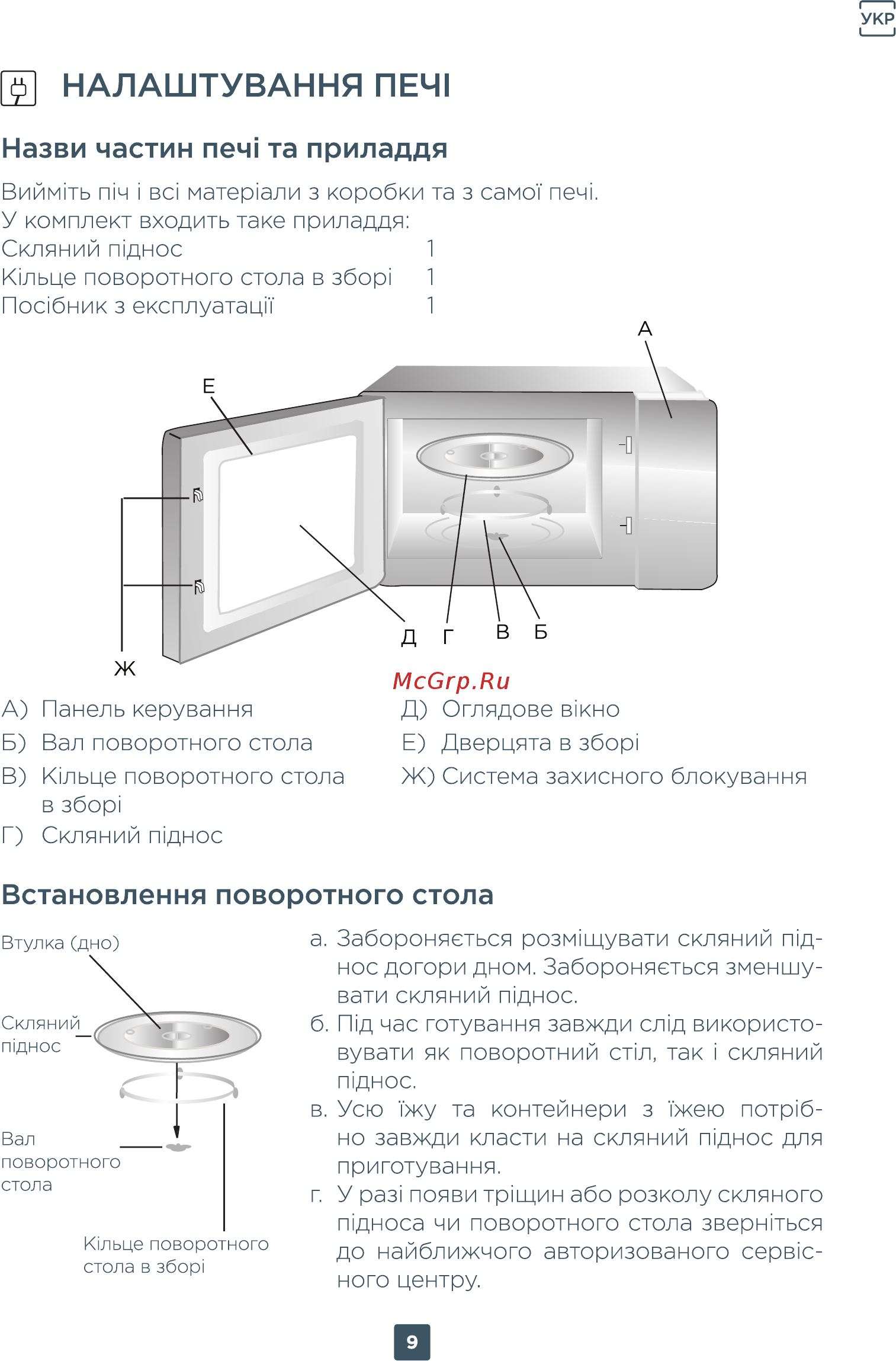 ERGO EM-2020 [9/36] Налаштування печ1