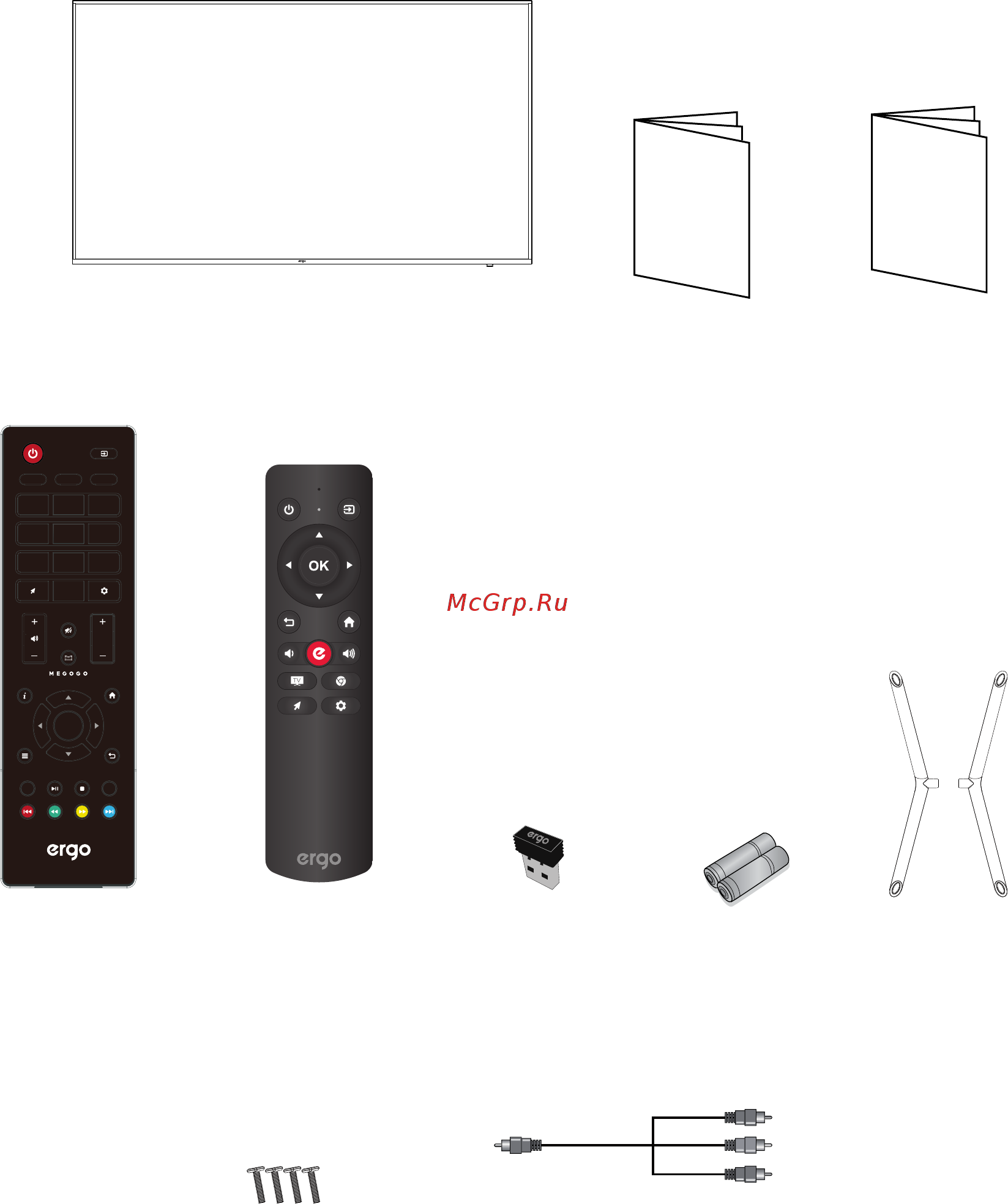 ERGO 43DU6510 [80/109] Accessories