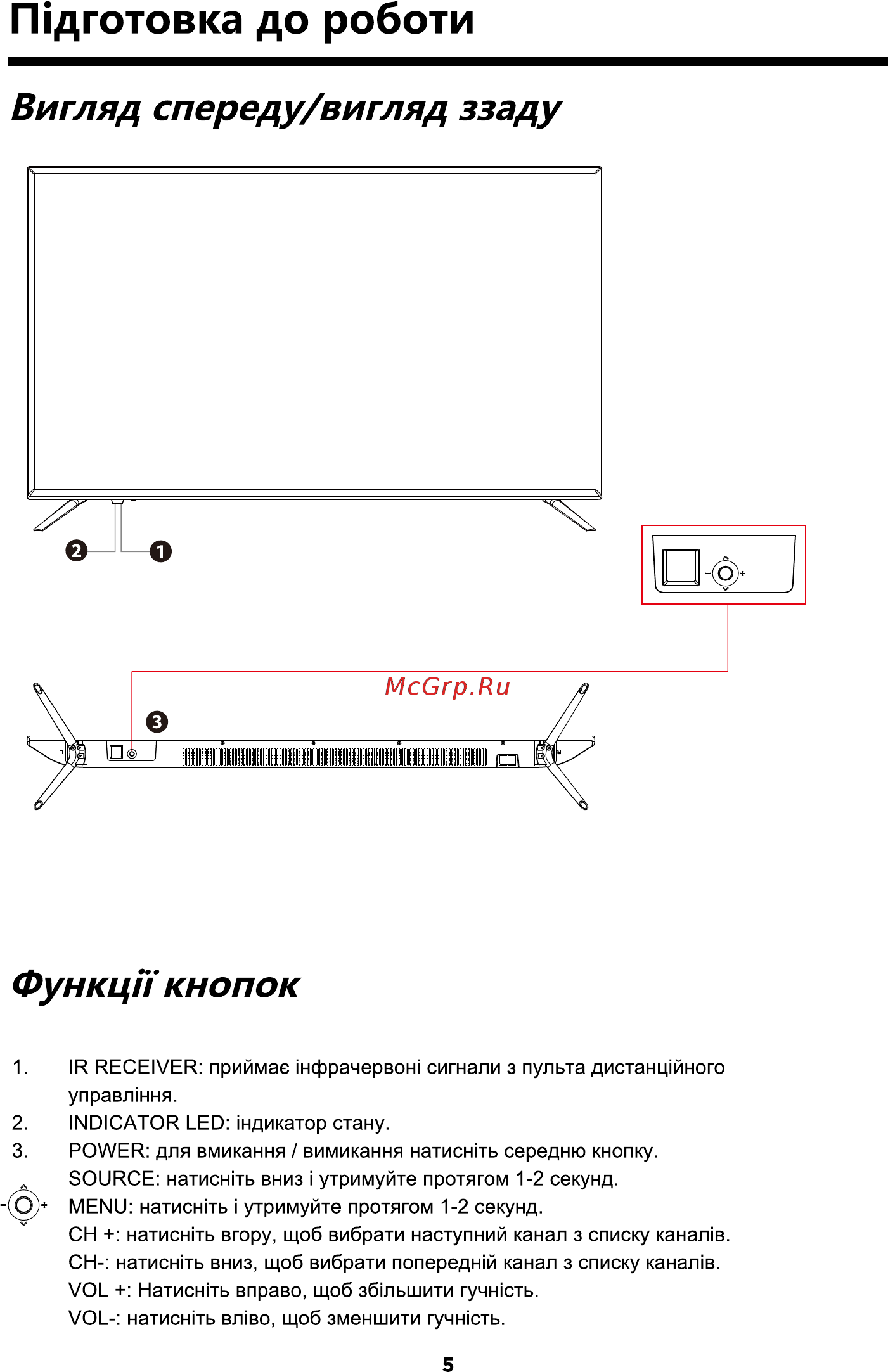 ERGO 50DU5502 Инструкция по эксплуатации онлайн [6/94] 495101