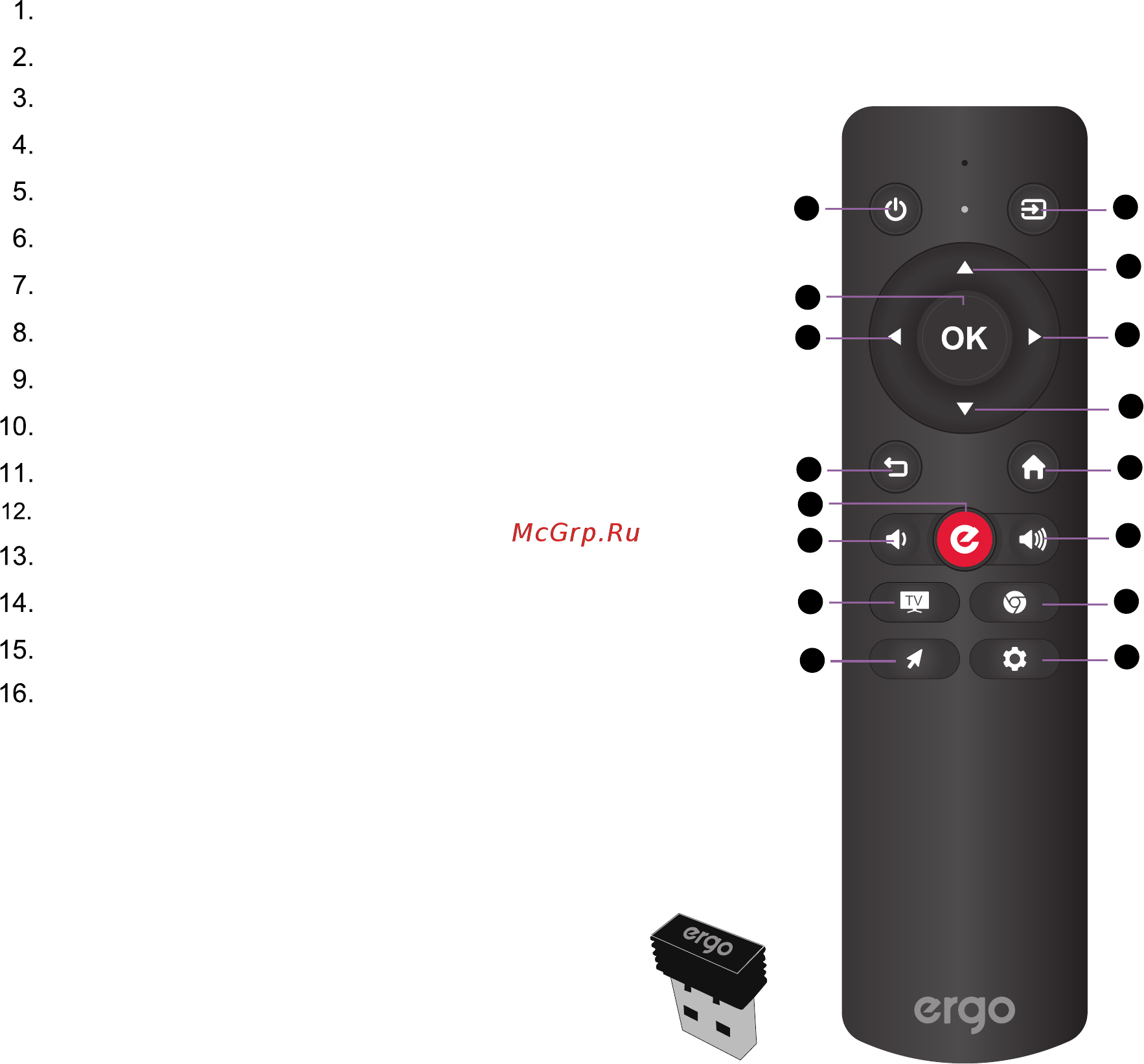 ERGO 65DU6510 [89/109] Using the remote control