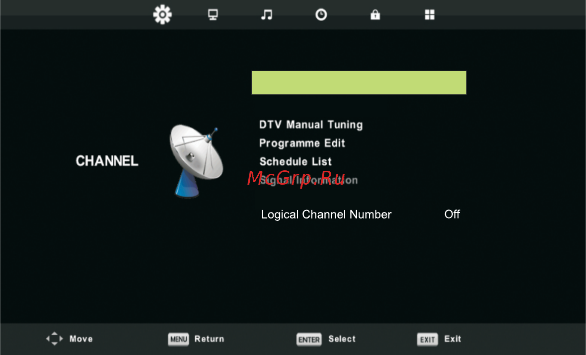 ERGO LE43CT5000AK [80/91] Channel setting
