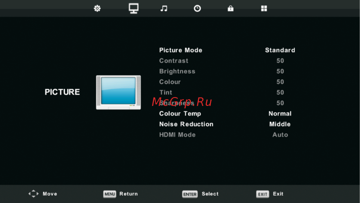 ERGO LE43CT5000AK [81/91] Picture setting