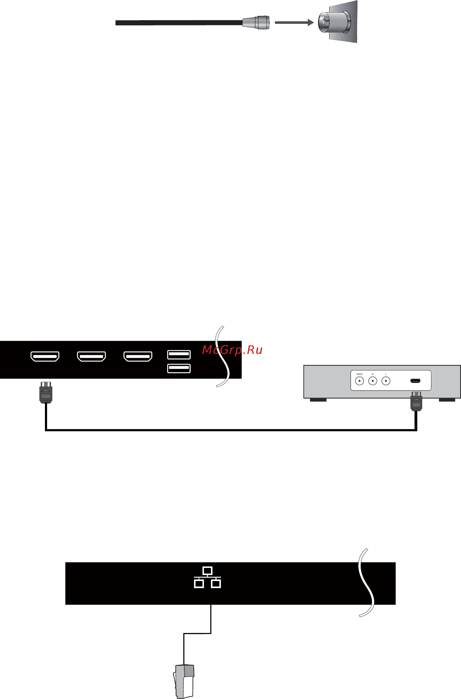 ERGO LE43CT5520AK [47/106] Подключение внешних устройств