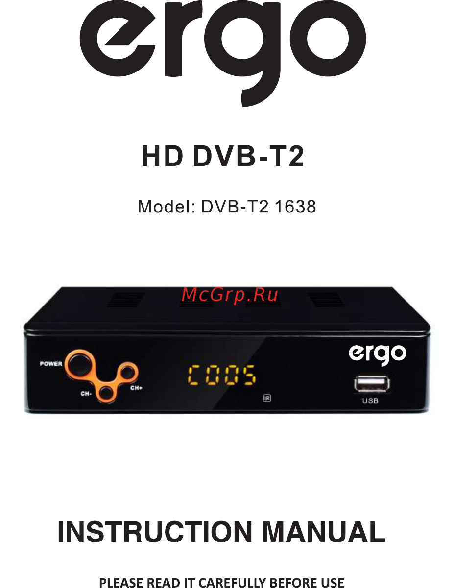 ERGO DVB-T2 1638 [47/65] Dvb t2 1638 rc103 im_eng_size100x140mm_adapter