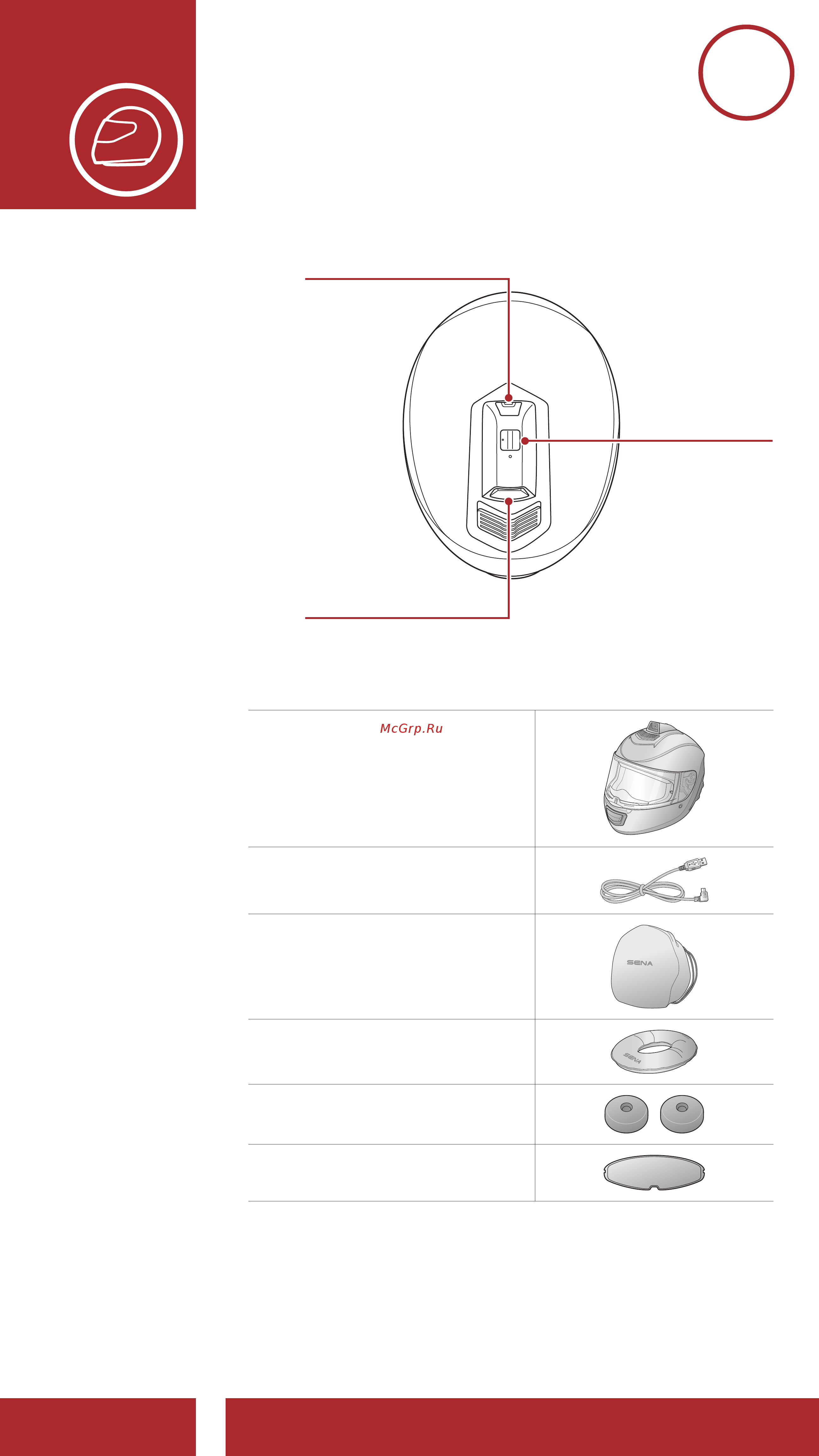 SENA Momentum INC Pro [10/88] About the momentum inc pro intelligent noise control helmet