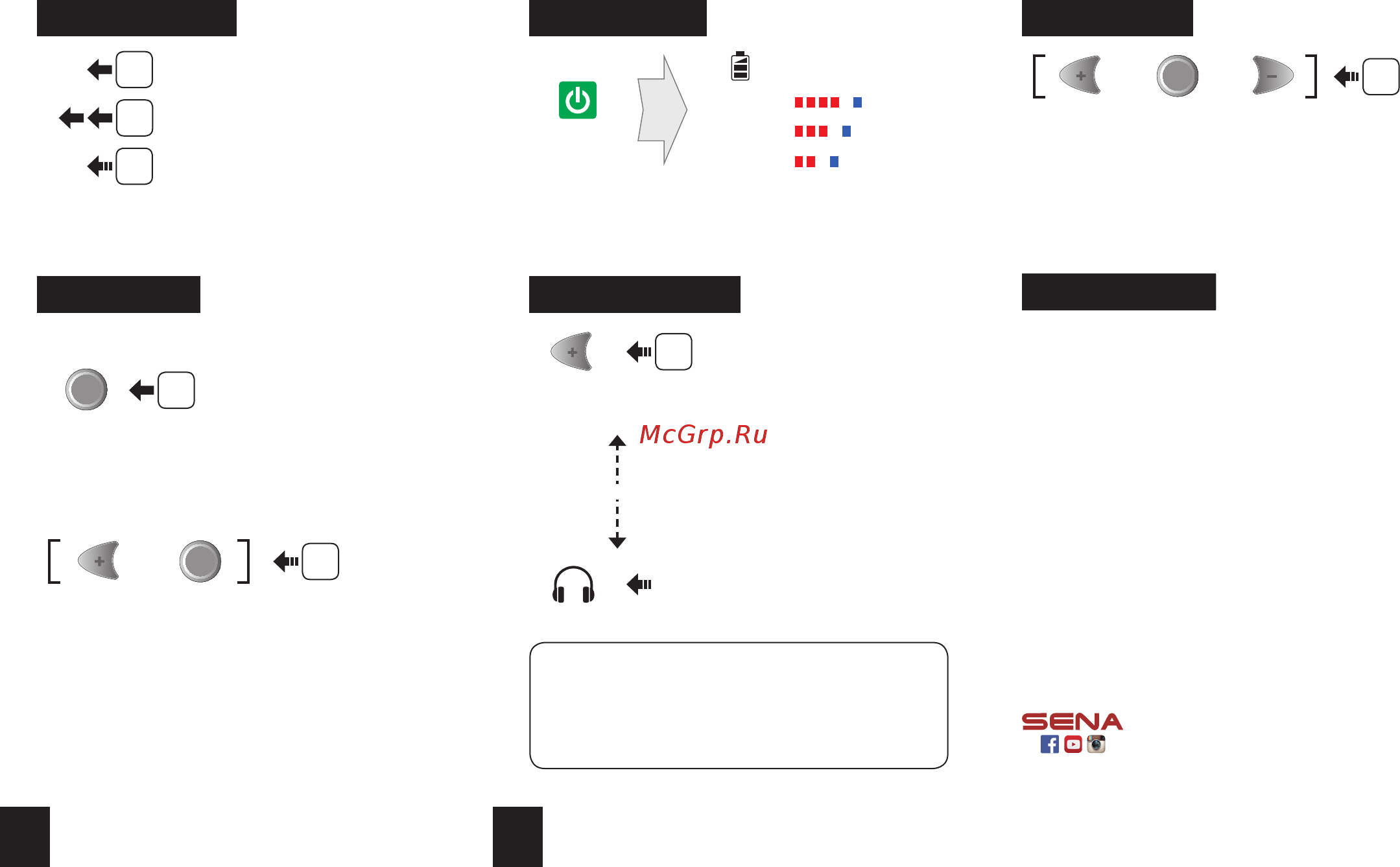 SENA RC3 [2/2] Bluetooth pairing