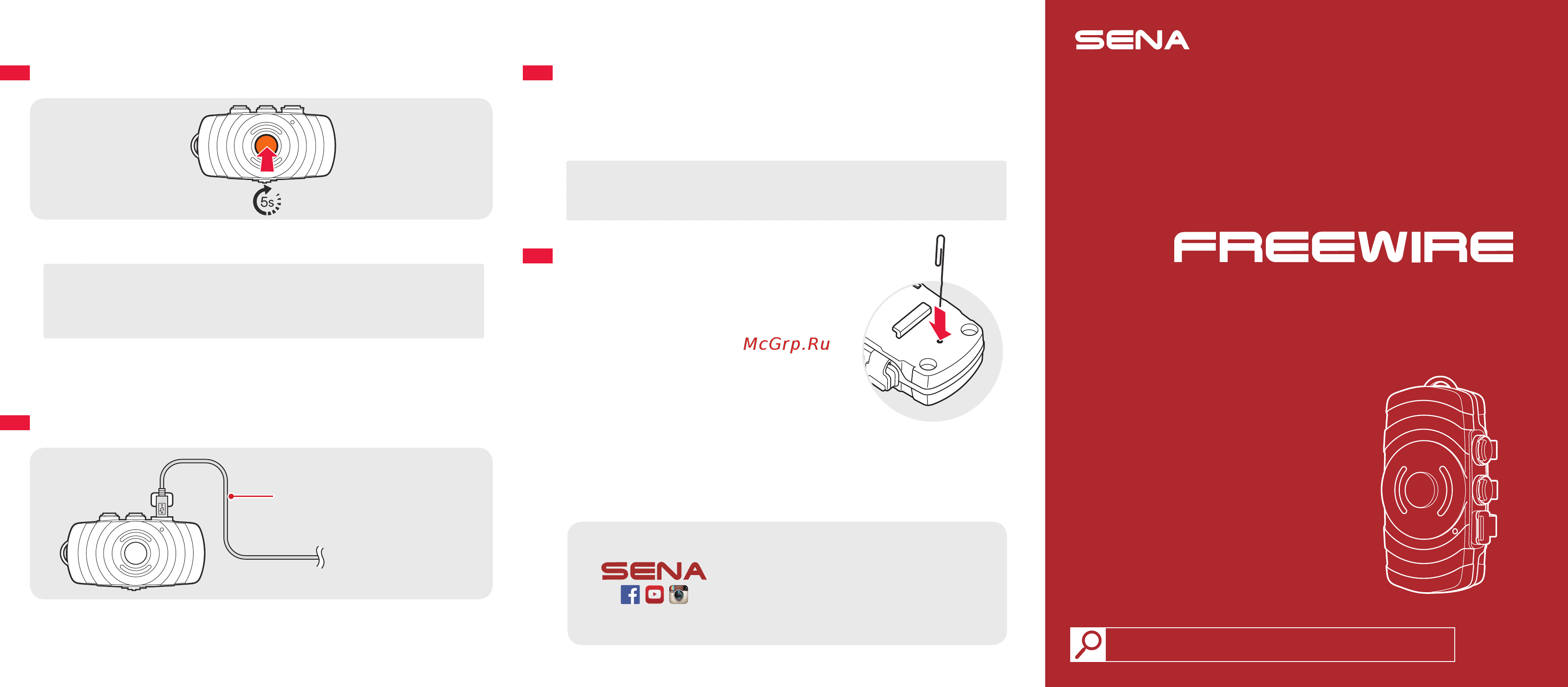 SENA FreeWire [2/2] Quick start guide