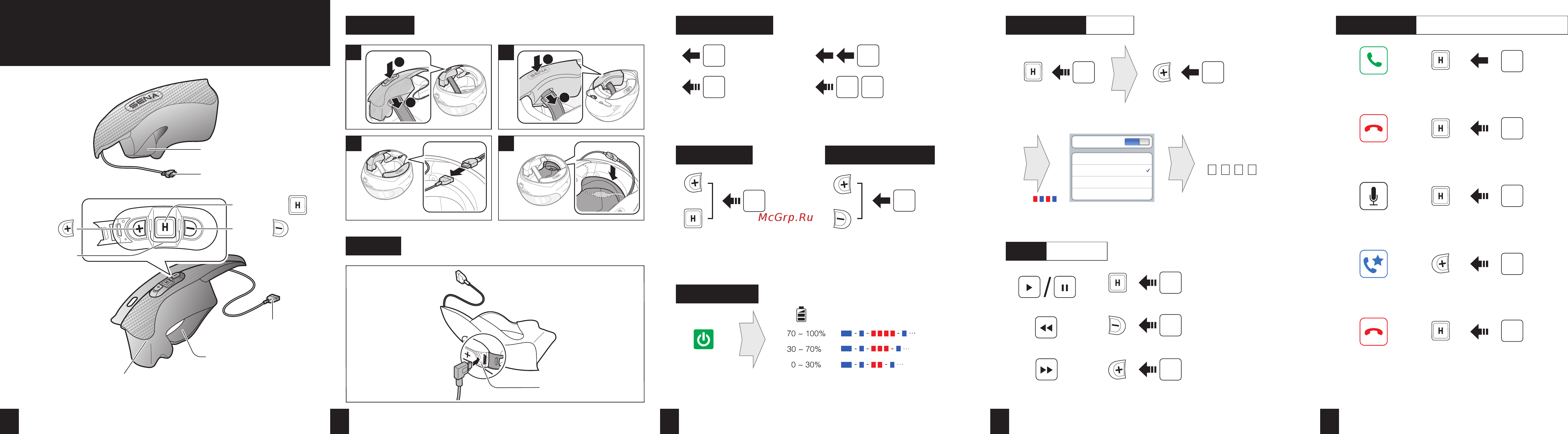 SENA 10UPAD Quick start guide IS 17 онлайн