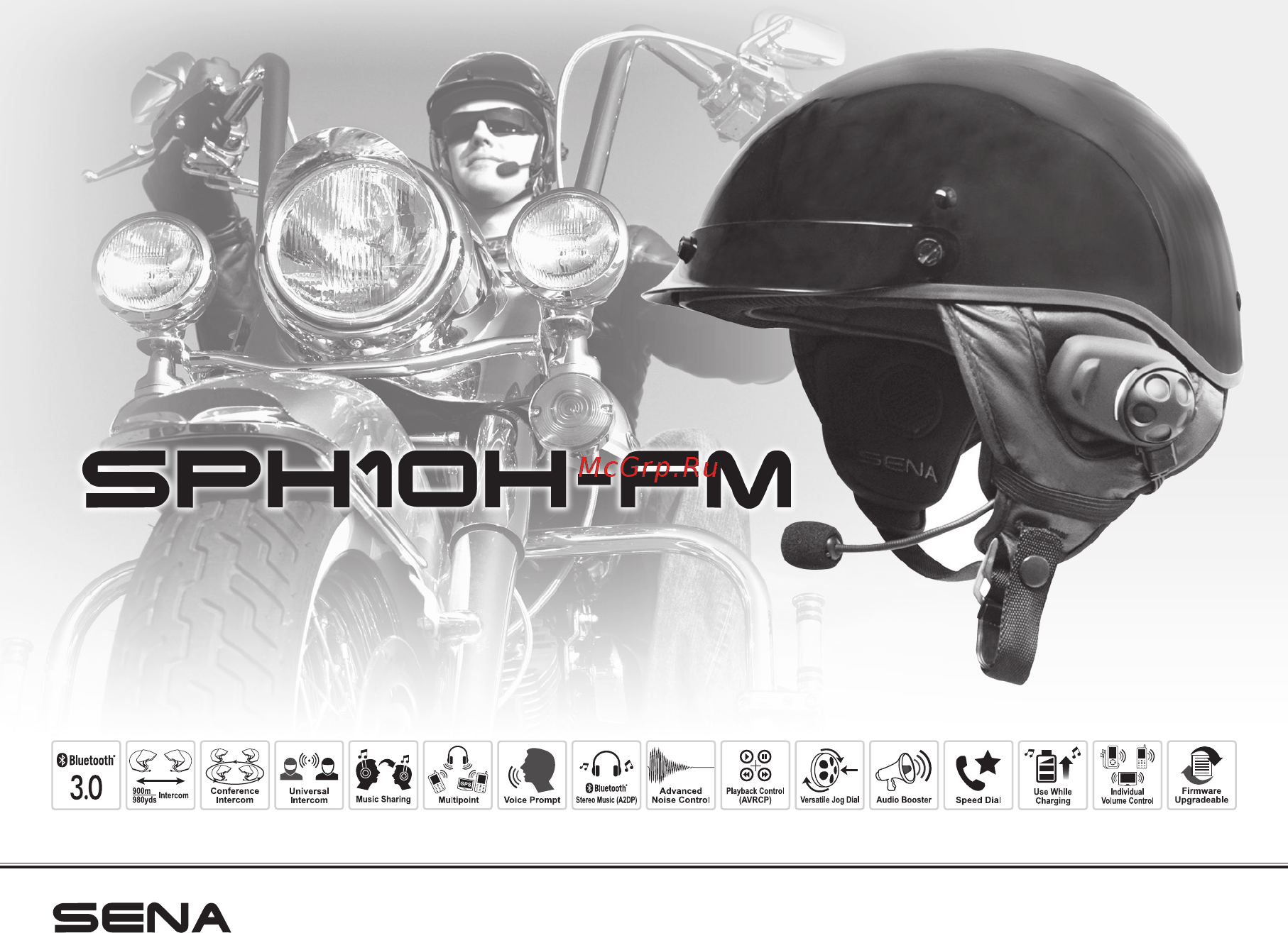 SENA SPH10H-FM Инструкция по эксплуатации онлайн